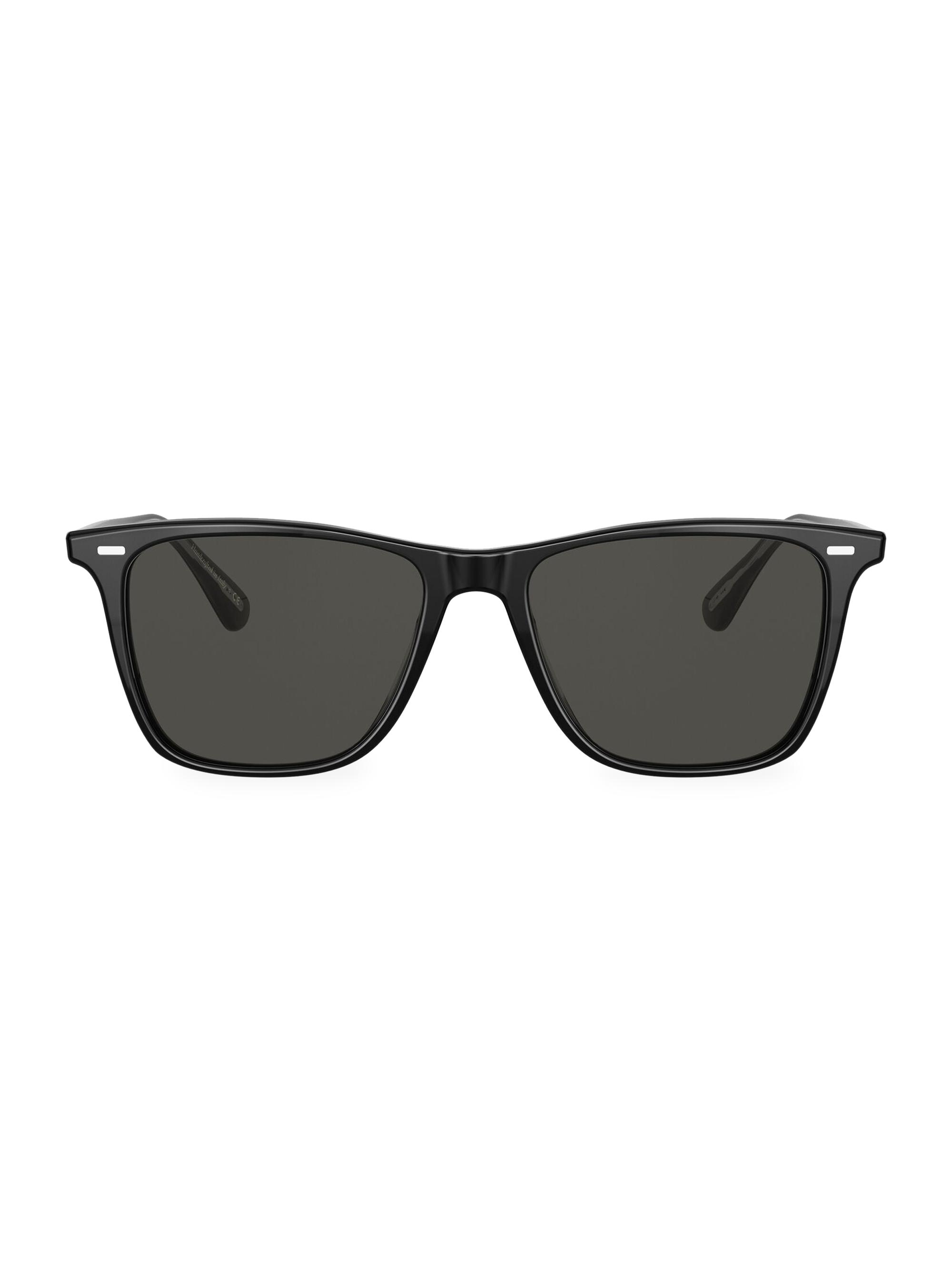 Oliver Peoples Men's Ollis 54MM Wayfarer Sunglasses - Black