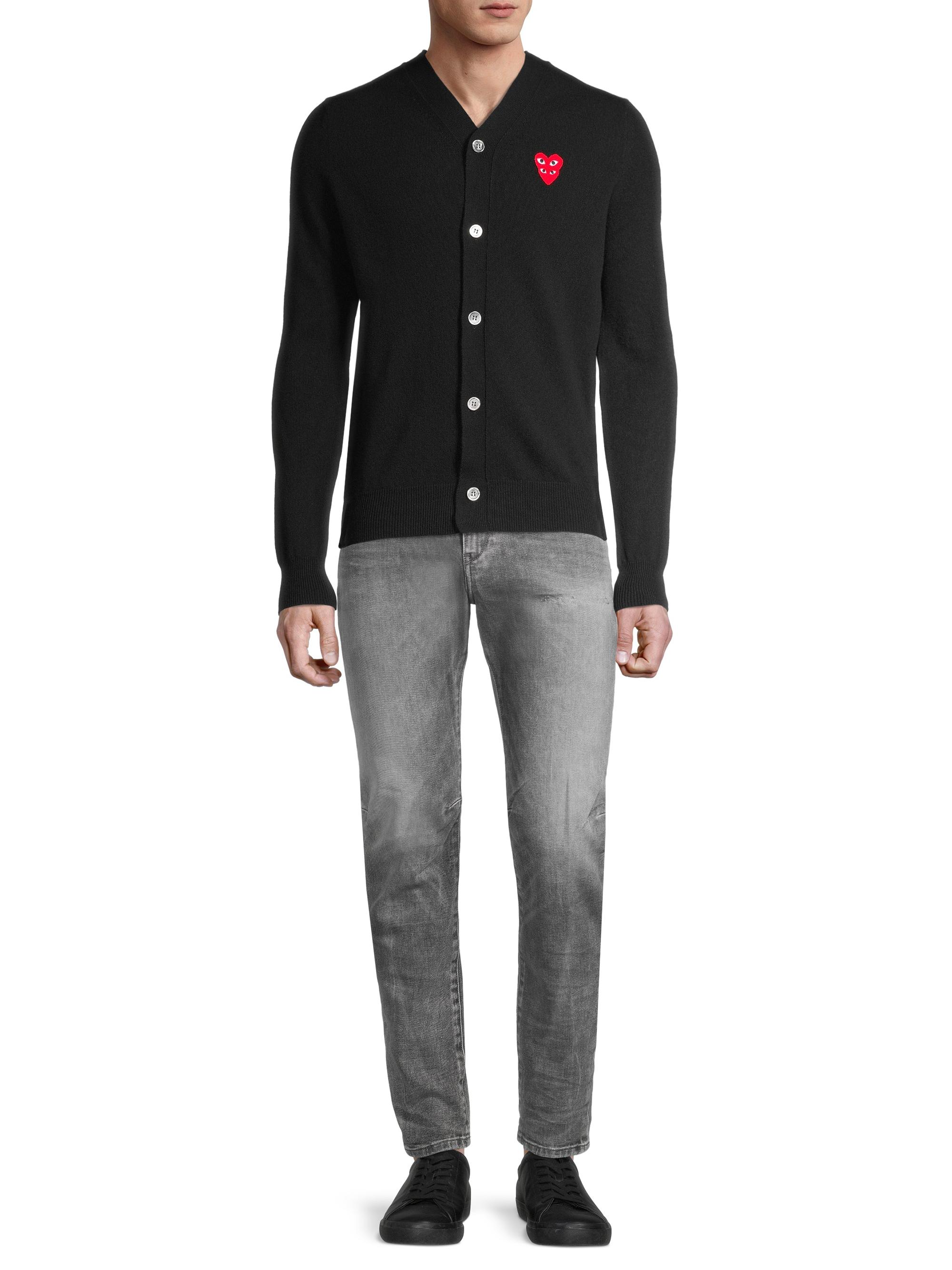 Comme des Garçons PLAY Play Double Heart Wool Cardigan | Saks