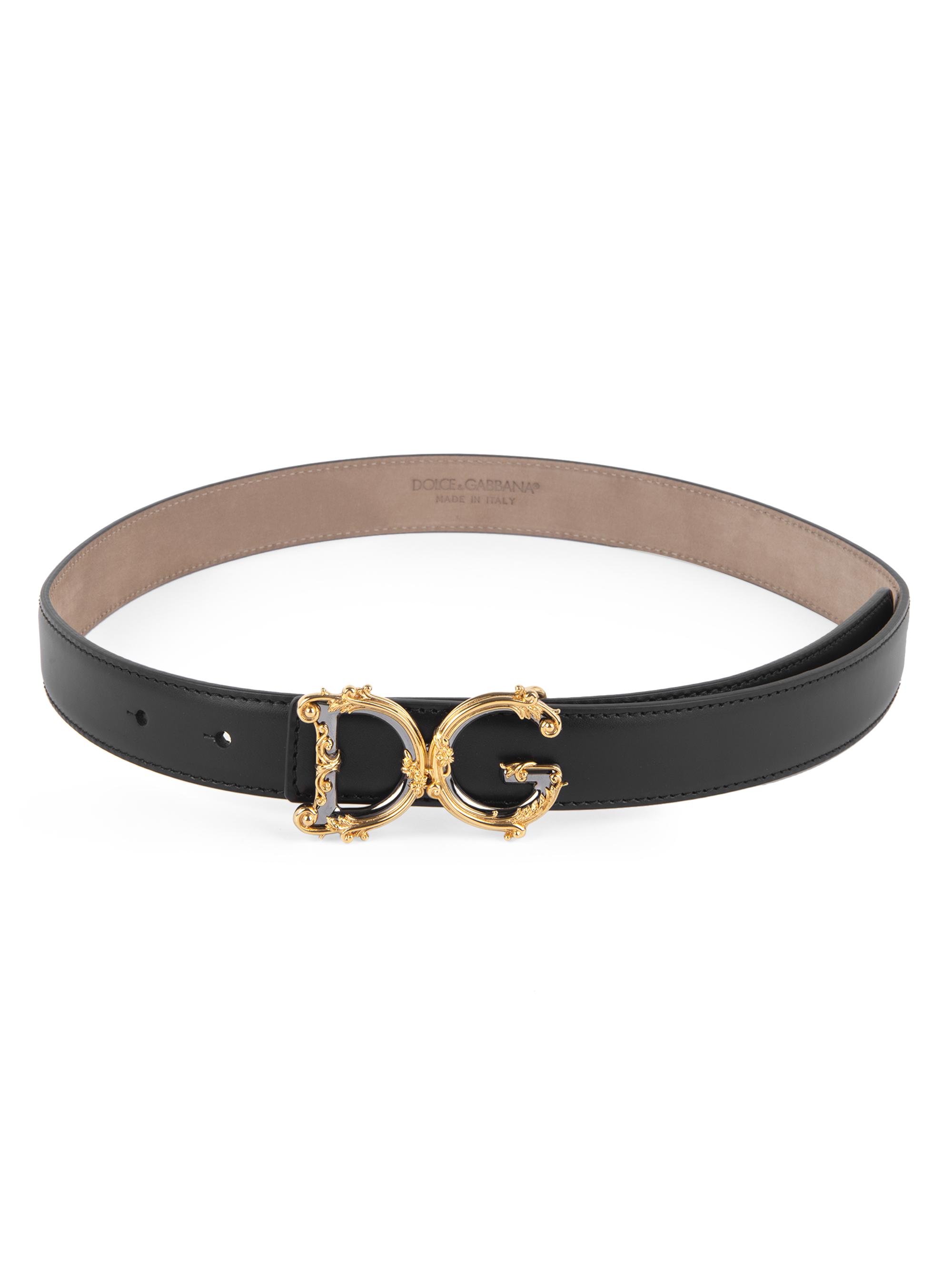 Dolce&Gabbana DG Baroque Denim Belt | Saks Fifth Avenue