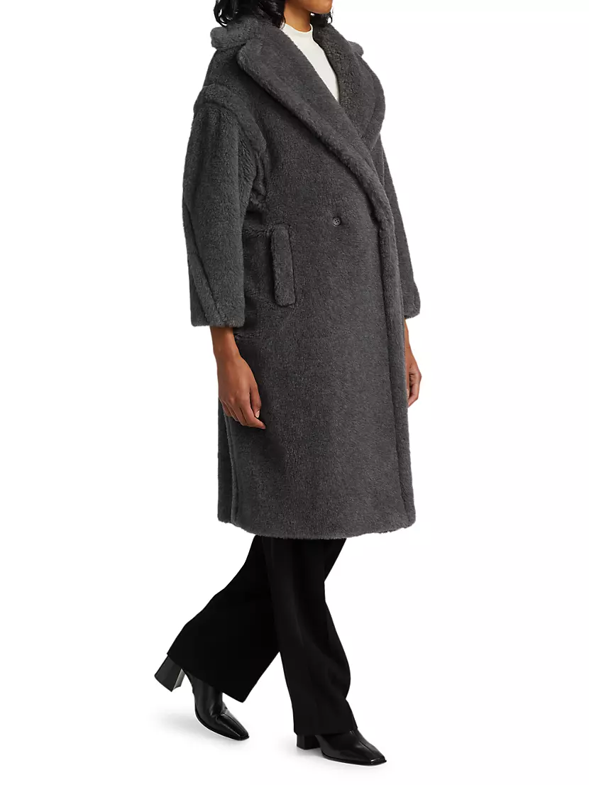 Max Mara | Woman - Teddy Bear Icon Coat in Alpaca and Cashmere - Tobacco - Size L