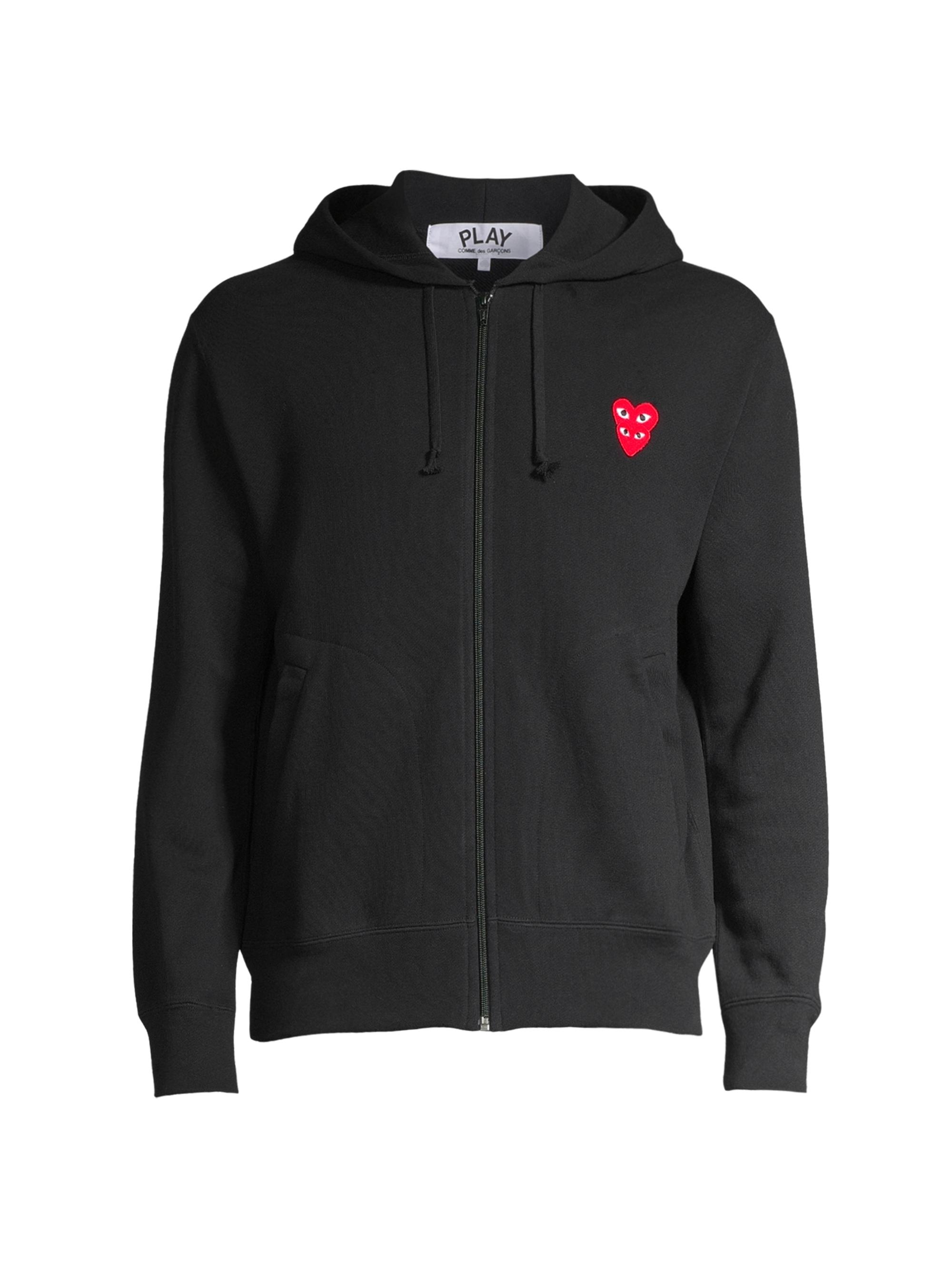 Comme des Garçons PLAY Play Double Heart Hoodie | Saks Fifth Avenue