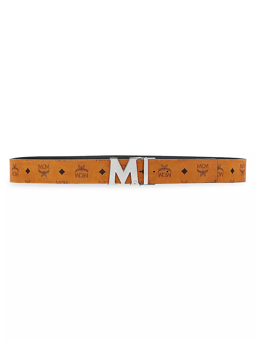 Shop MCM Clause Reversible Cut-To-Size Leather Belt