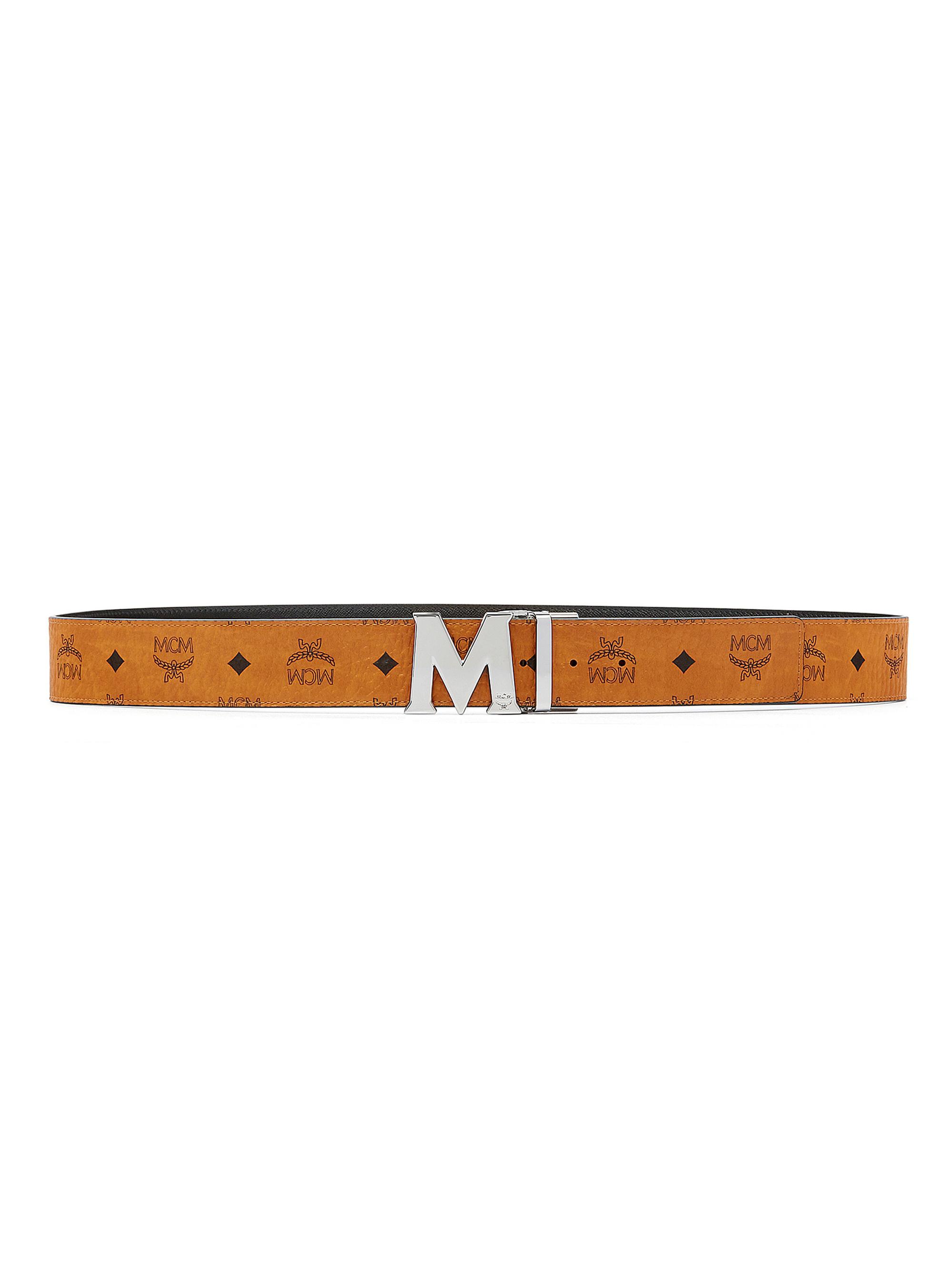 MCM Claus Reversible Cut-To-Size Logo Belt | Saks Fifth Avenue