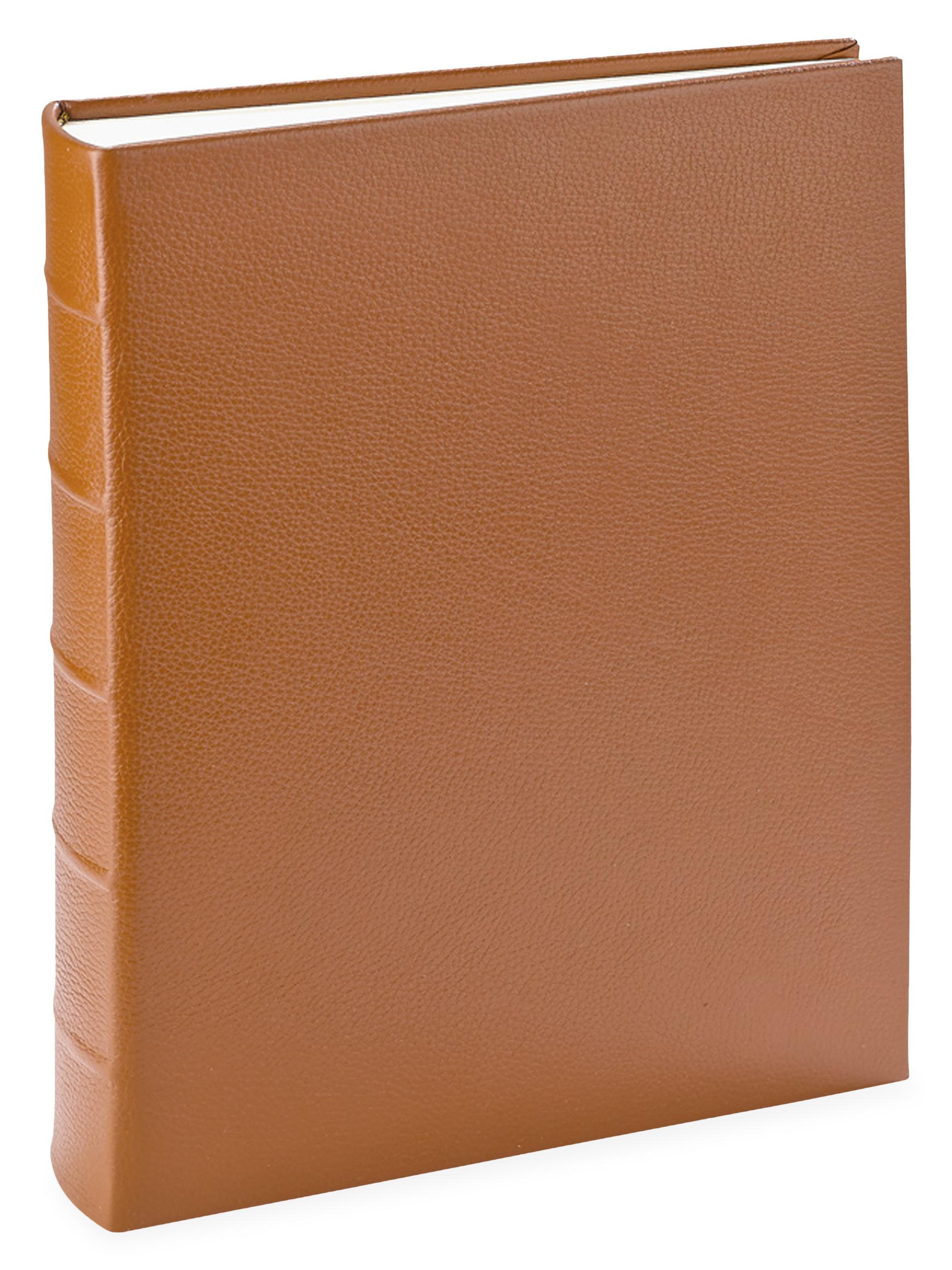Graphic Image Medium Bound Leather Photo Album - Saddle