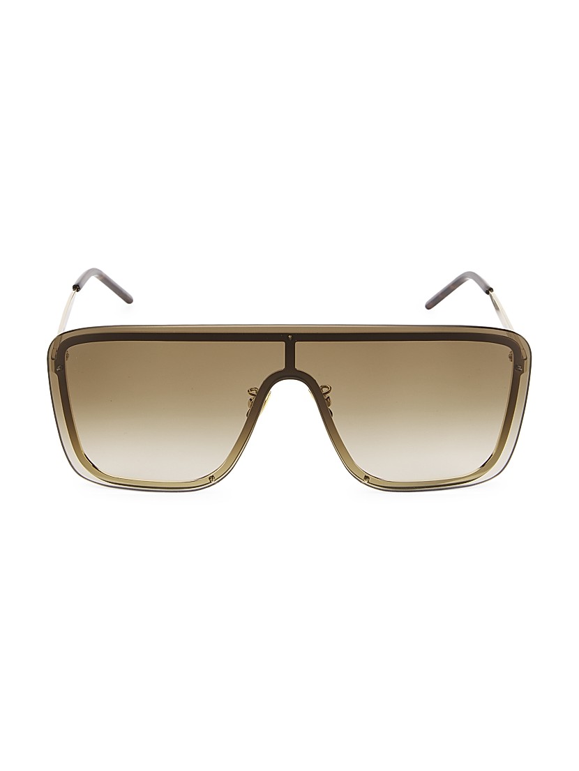 Shop Saint Laurent New Wave 99MM Mask Sunglasses | Saks Shop Saint Laurent New Wave 99MM Mask Sunglasses | Saks