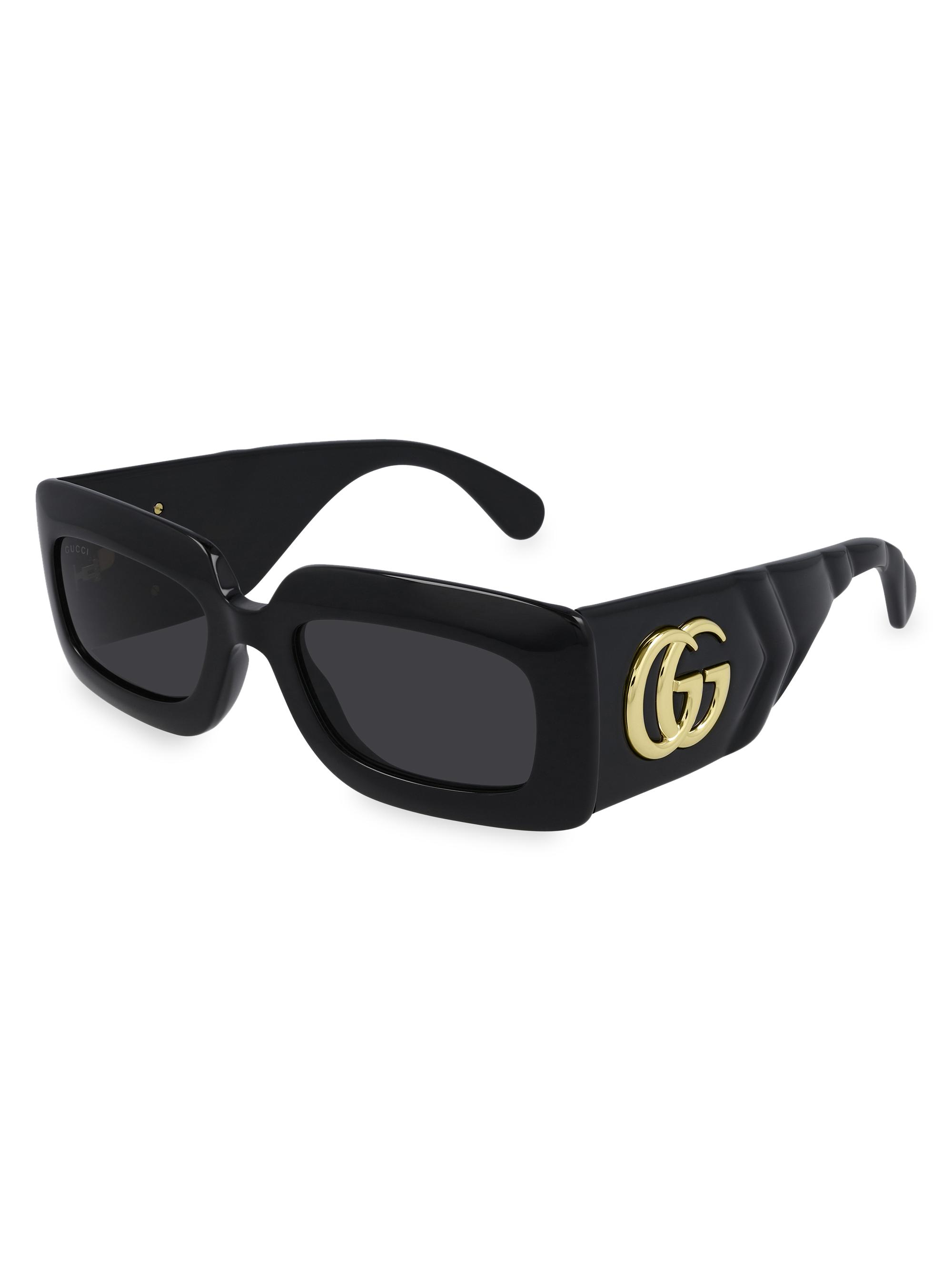Gucci Gucci Generation 53MM Rectangular Sunglasses | Saks Fifth Avenue