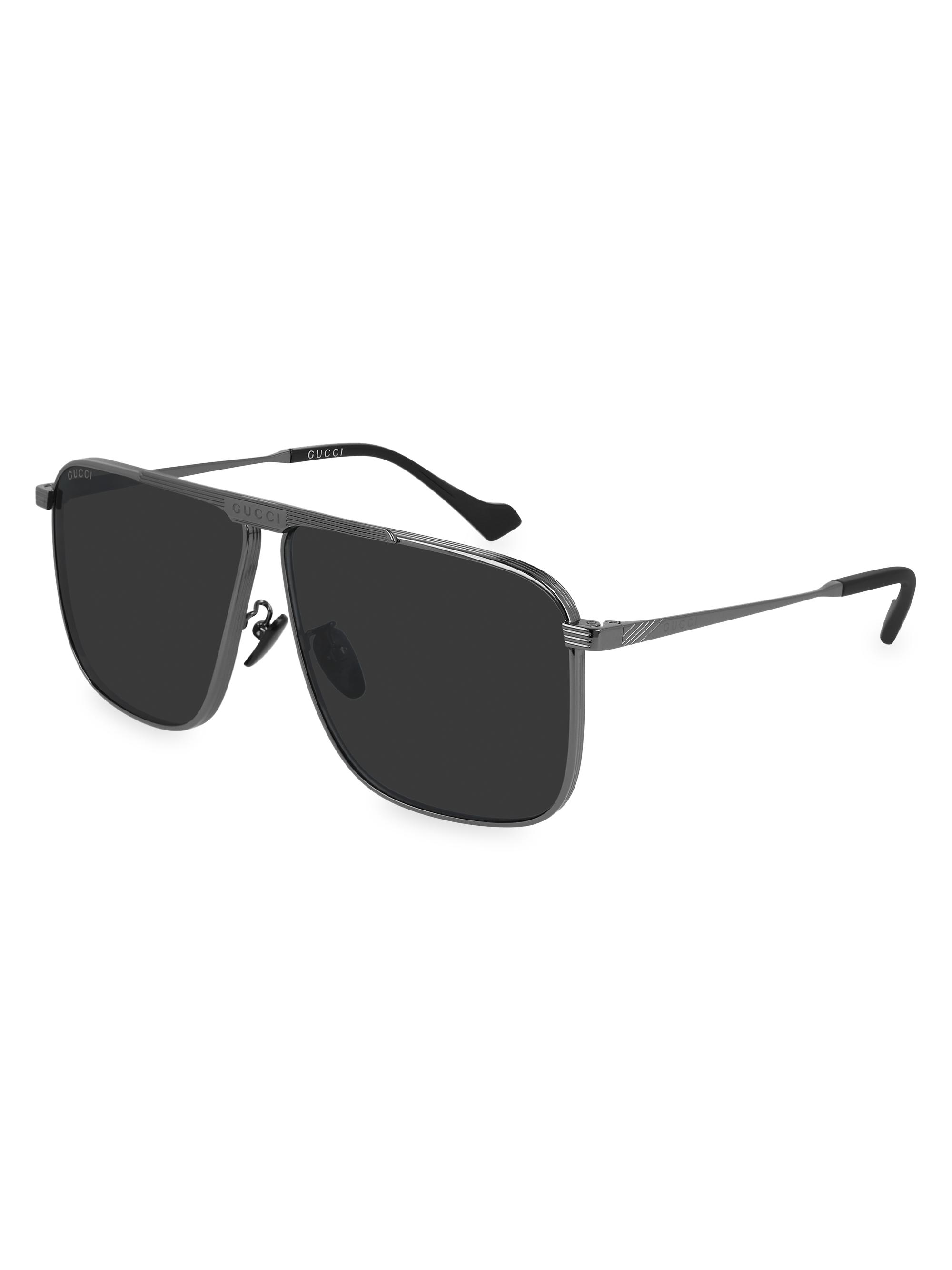 Gucci 58MM Aviator Sunglasses ORIGINAL BRAND NEW Gucci 58mm Aviator Sunglasses | Nordstromrack main image 3