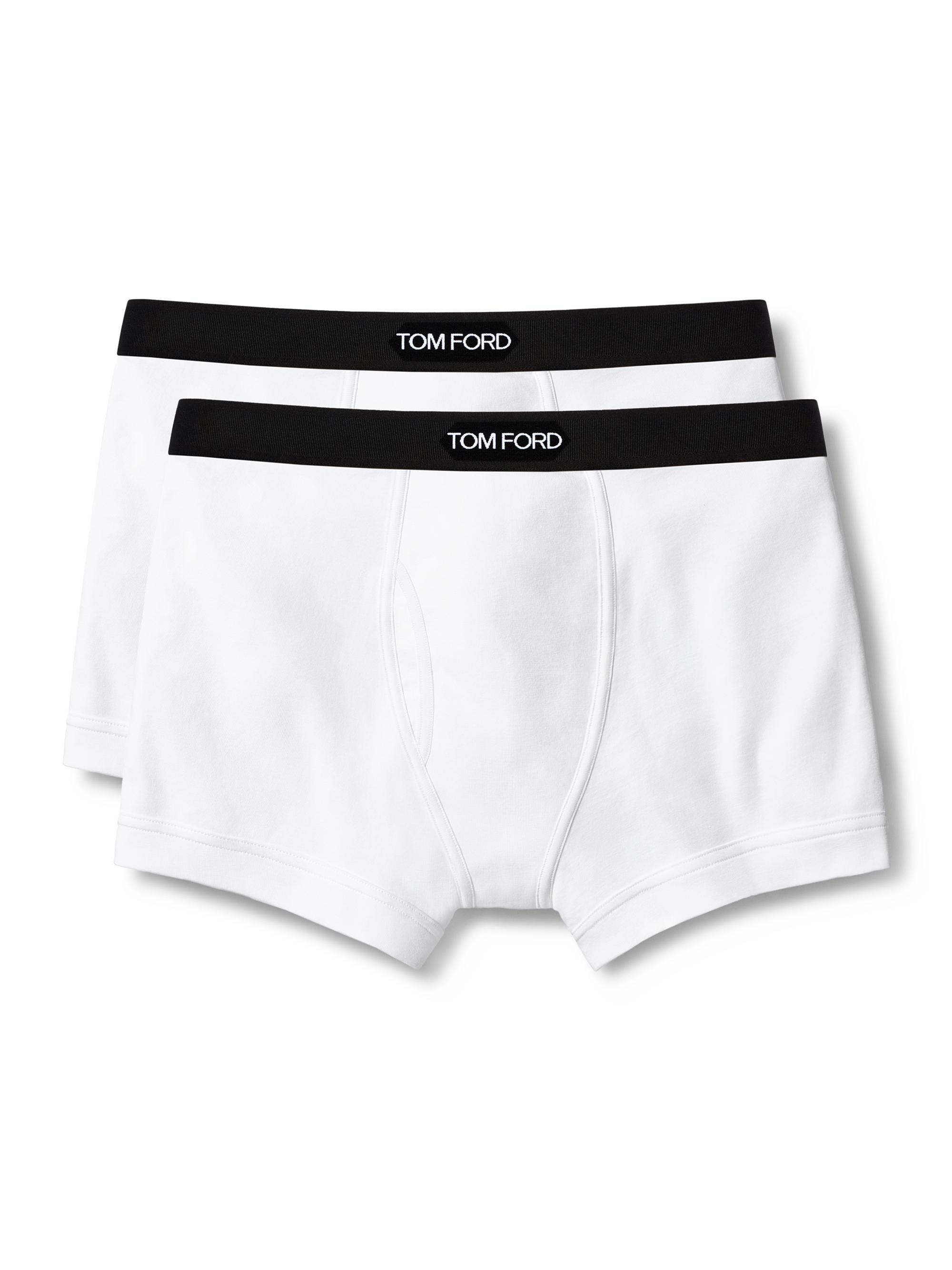 TOM FORD 2-Pack Stretch-Cotton Logo Boxer Briefs | Saks Fifth Avenue