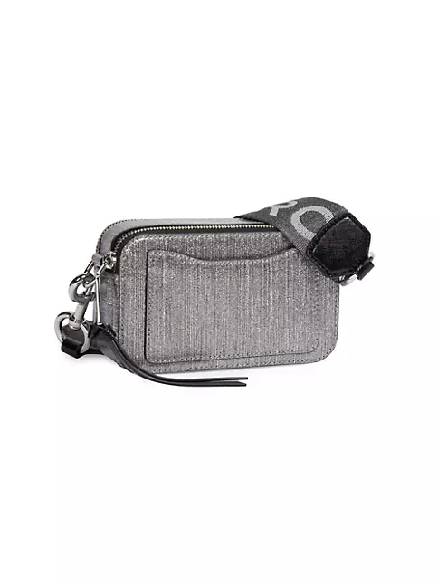 Marc Jacobs The Snapshot DTM Camera Bag Metallic Grey in Leather with  Gunmetal - US