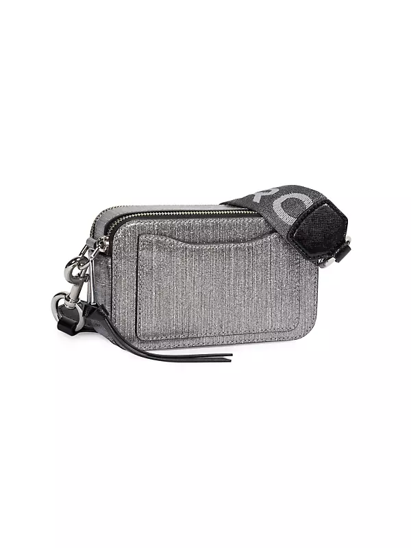 Shop Marc Jacobs The Snapshot Metallic Leather Camera Bag | Saks