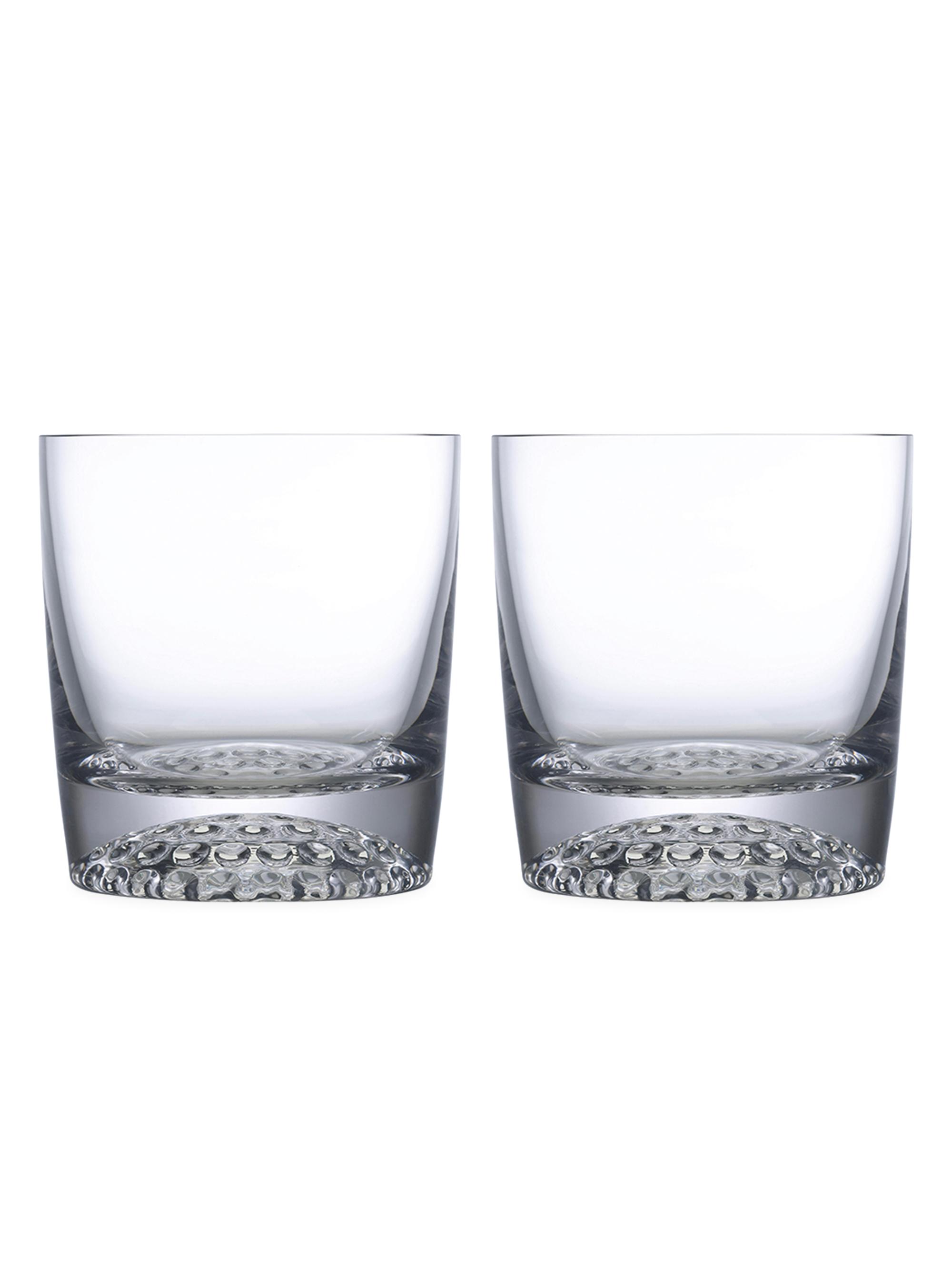Nude Glass Golf Ace 2-Piece Whiskey Glass Set