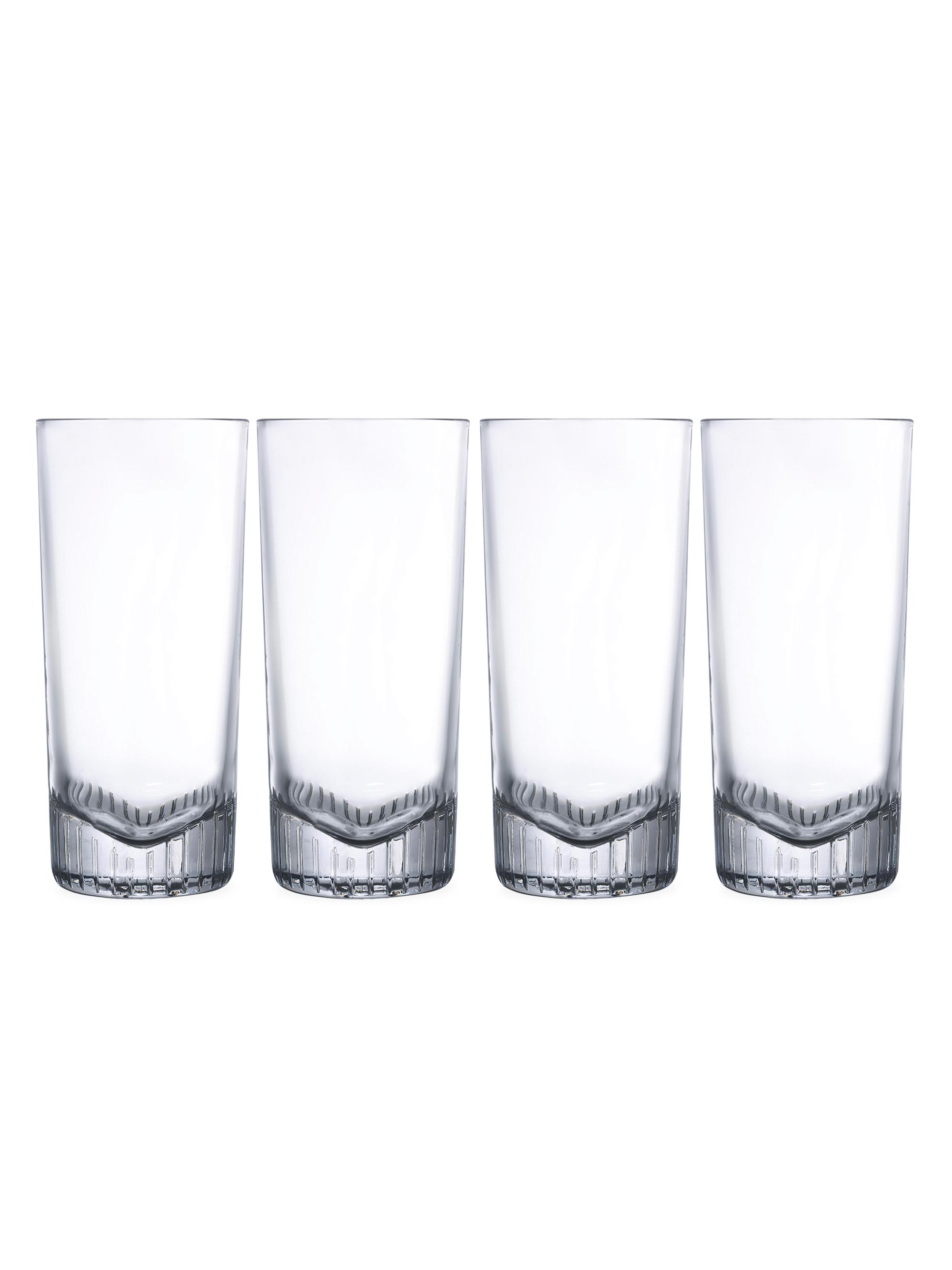 Nude Glass Caldera 4-Piece High Ball Glass Set