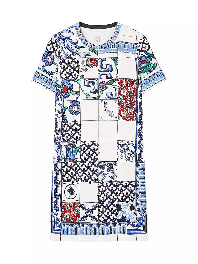 Louis Vuitton LV Monogram Flower Tile Long Shirt Dress