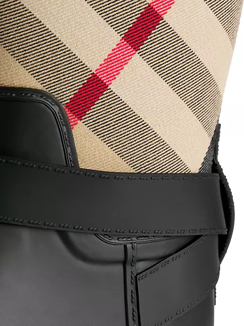 Women's House Check Rain Boots by Burberry