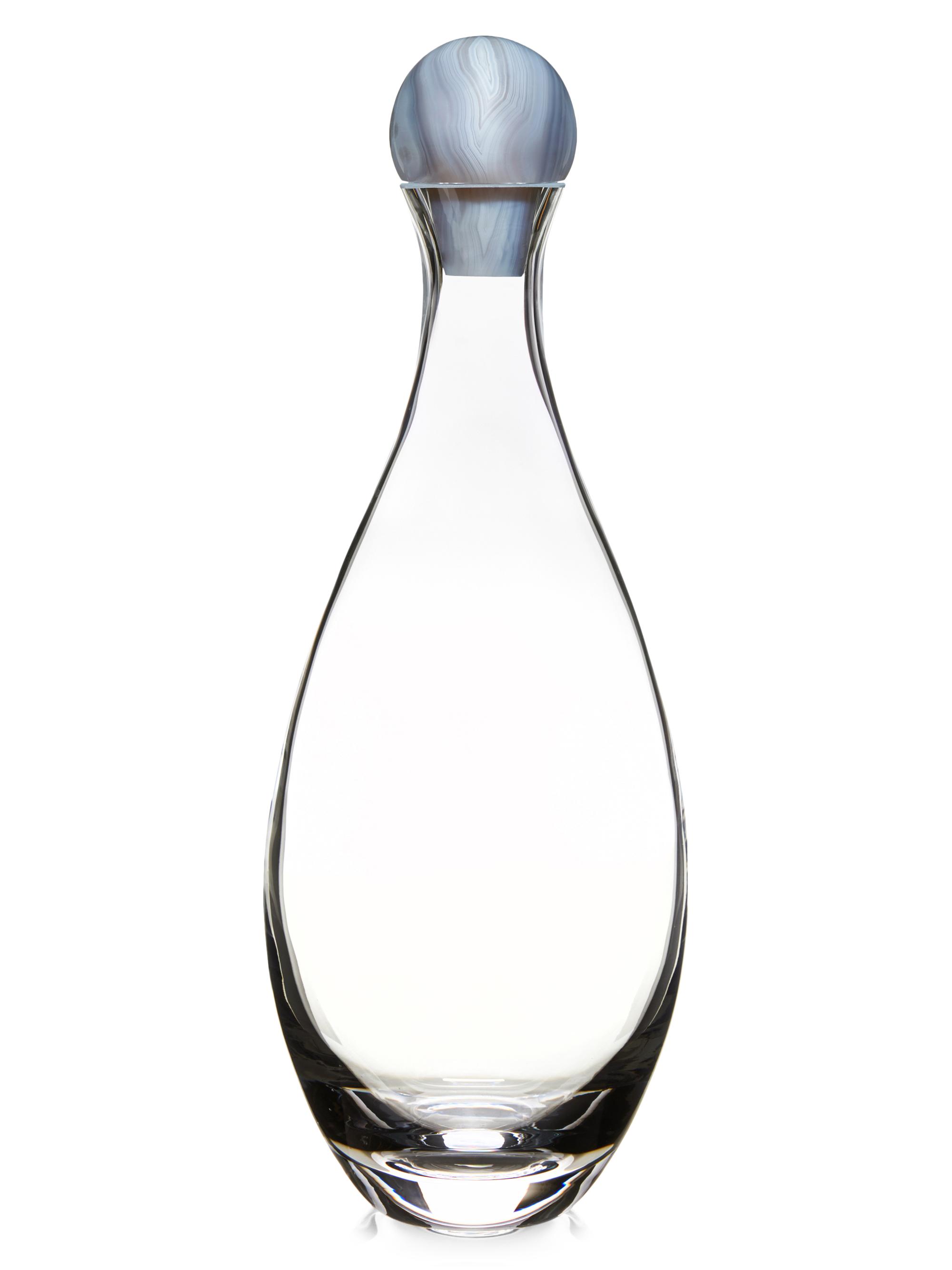 Elevo Smoke Agate & Crystal Decanter