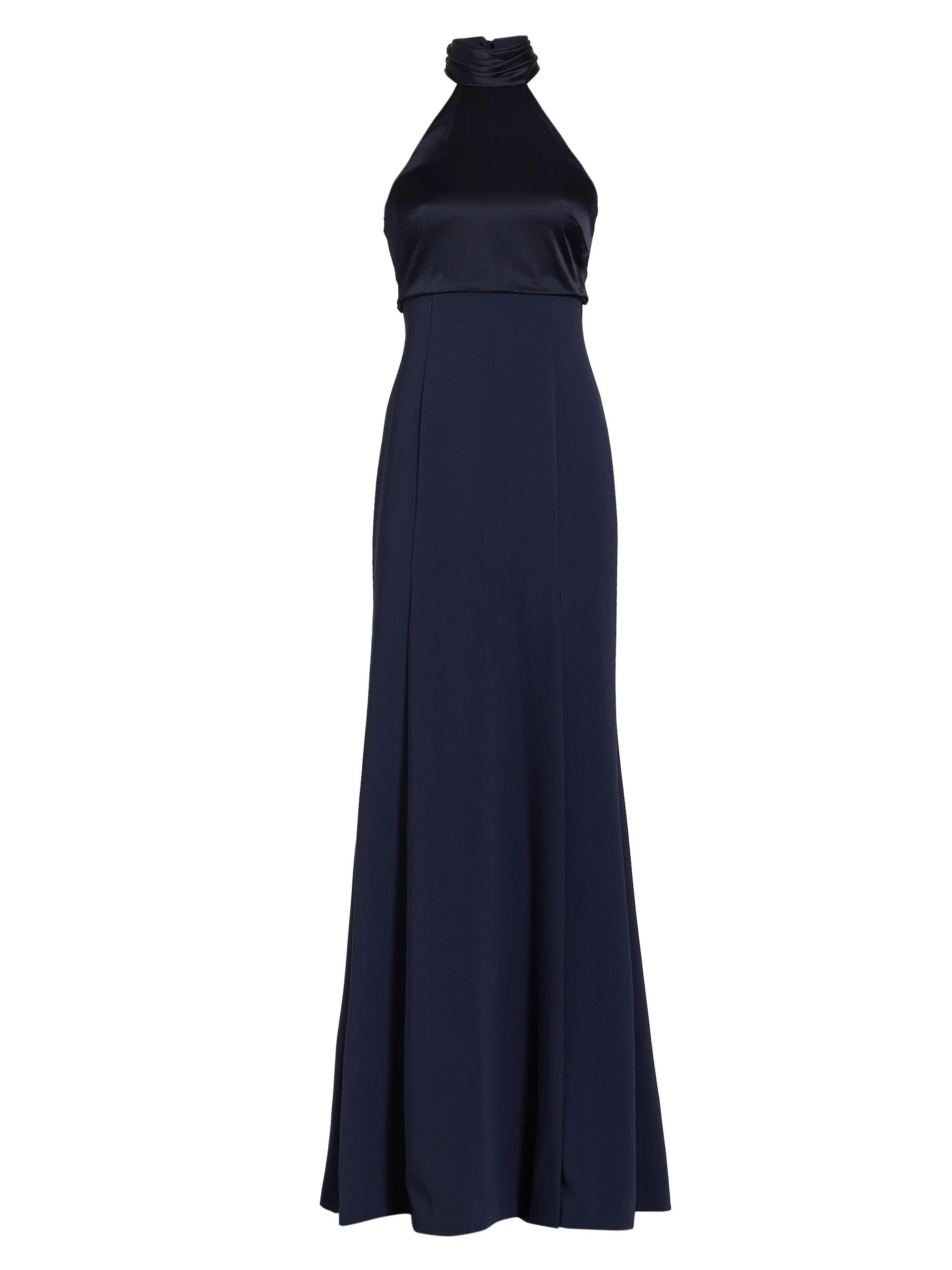 Cinq à Sept Women's Alexandra Turtleneck Halter Gown - Navy