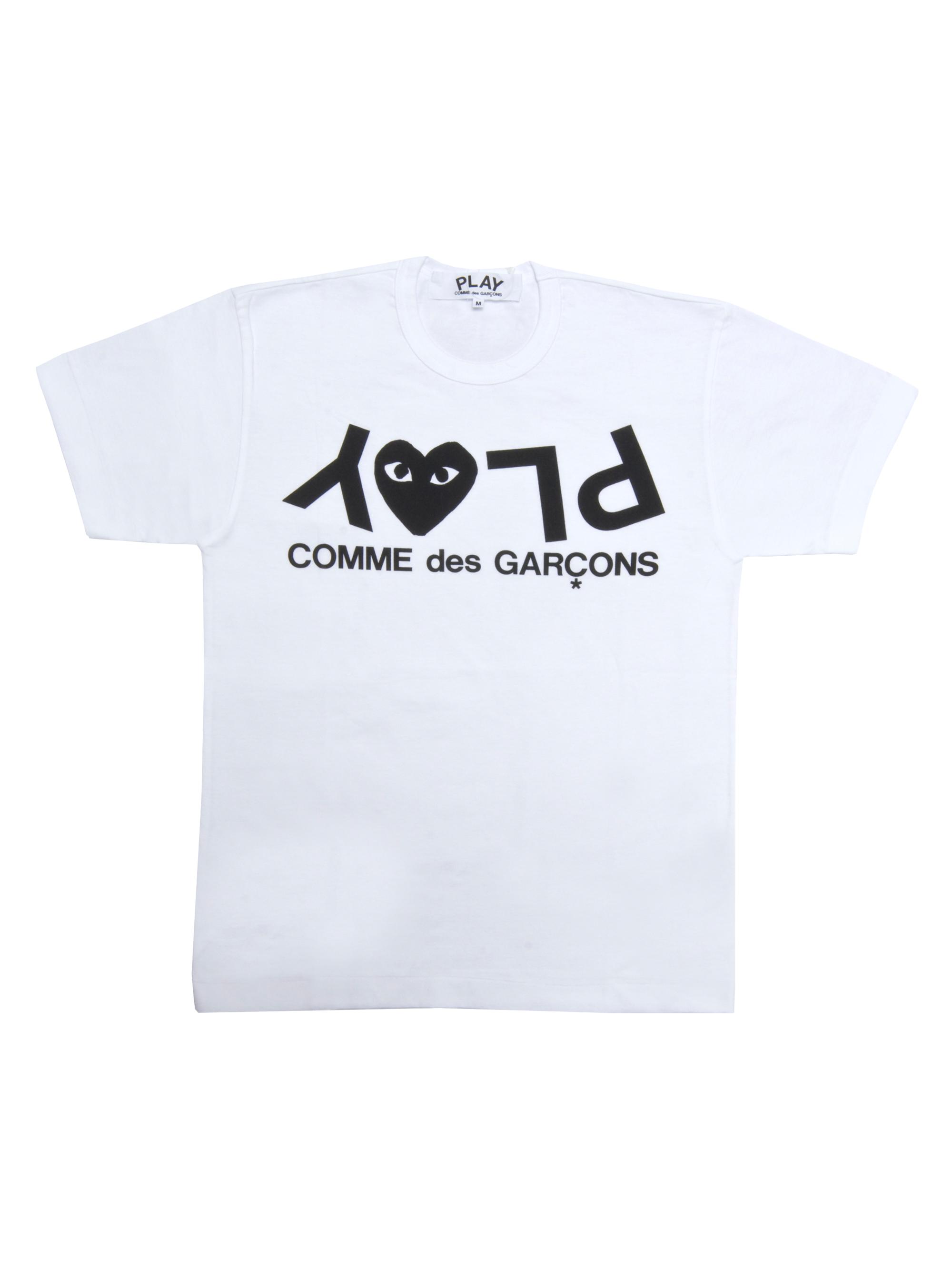Comme des Garçons PLAY Women's Play Logo T-Shirt - White