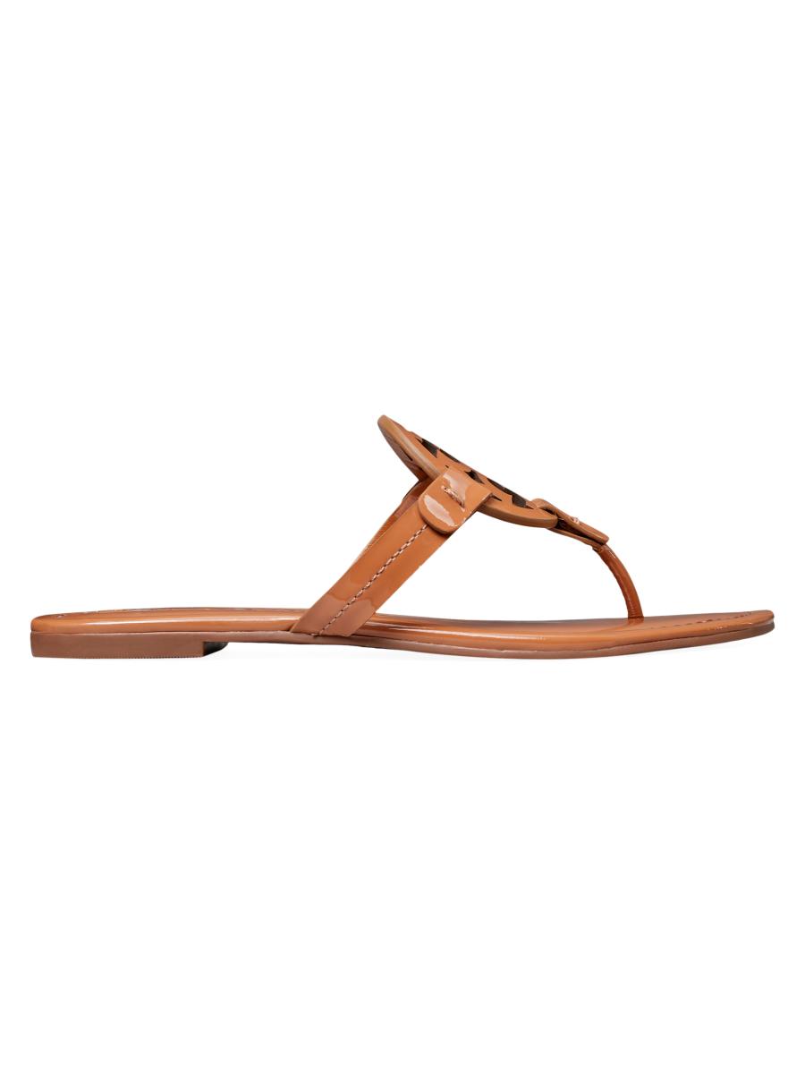 Tory Burch Miller Sandal, Patent Leather | Saks Fifth Avenue