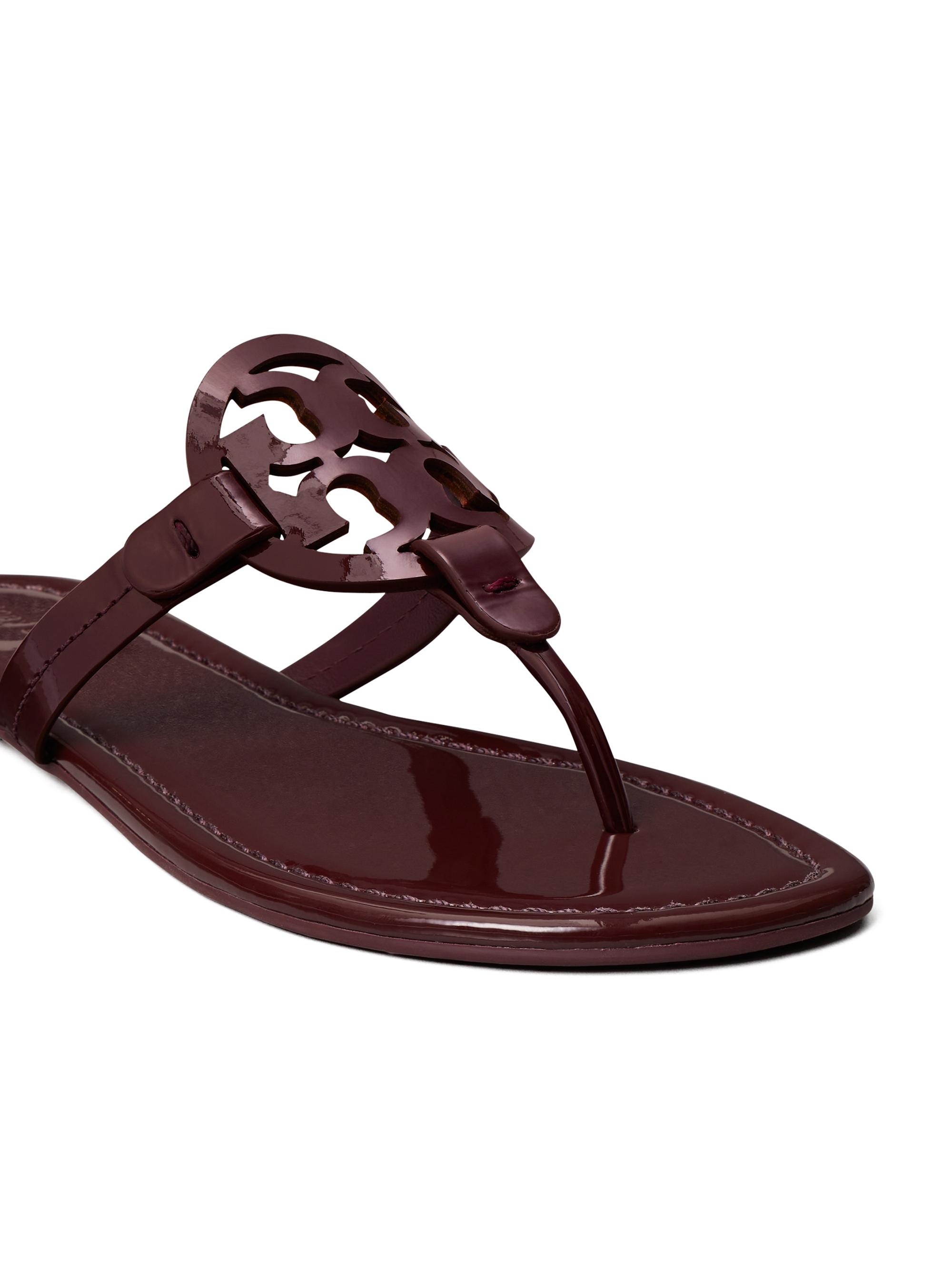 Tory Burch Miller Sandal, Patent Leather | Saks Fifth Avenue