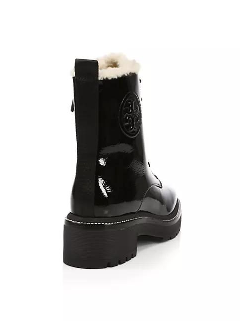 NEW Authentic Tory Burch Miller 50MM lug sole Bootie Women's size 8.5