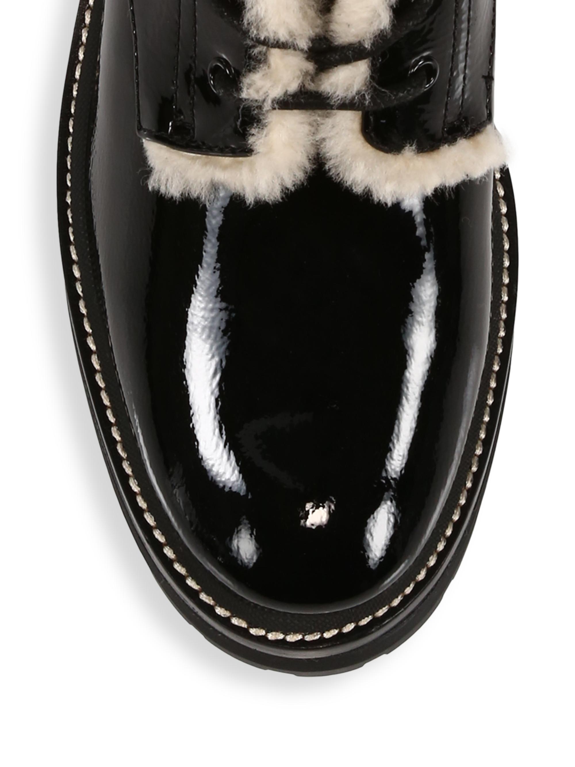 tory burch miller shearling boots