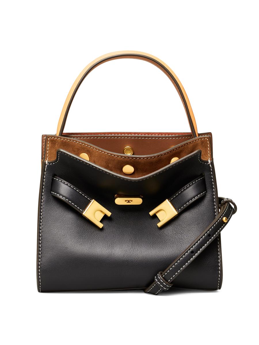 TORY BURCH 53422696 関税送料込 リー ラジウィル スエード ラージショルダーバッグ: レディース