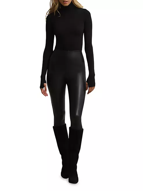Commando Ballet Turtleneck Bodysuit - One Size / Black