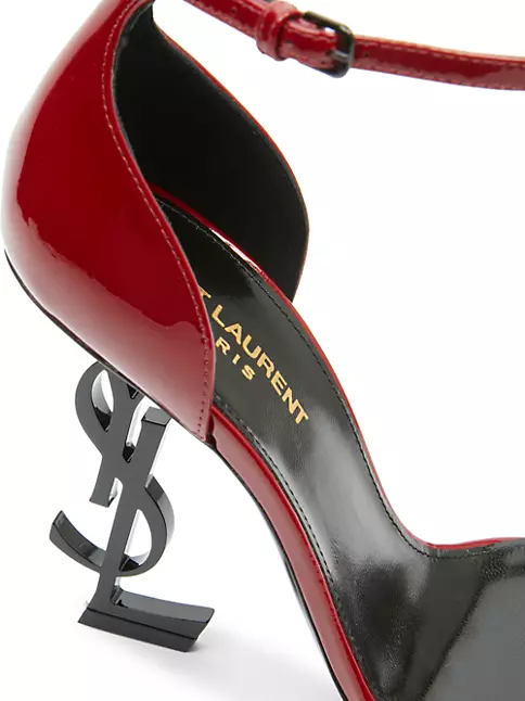 OPYUM Sandals in patent leather, Saint Laurent