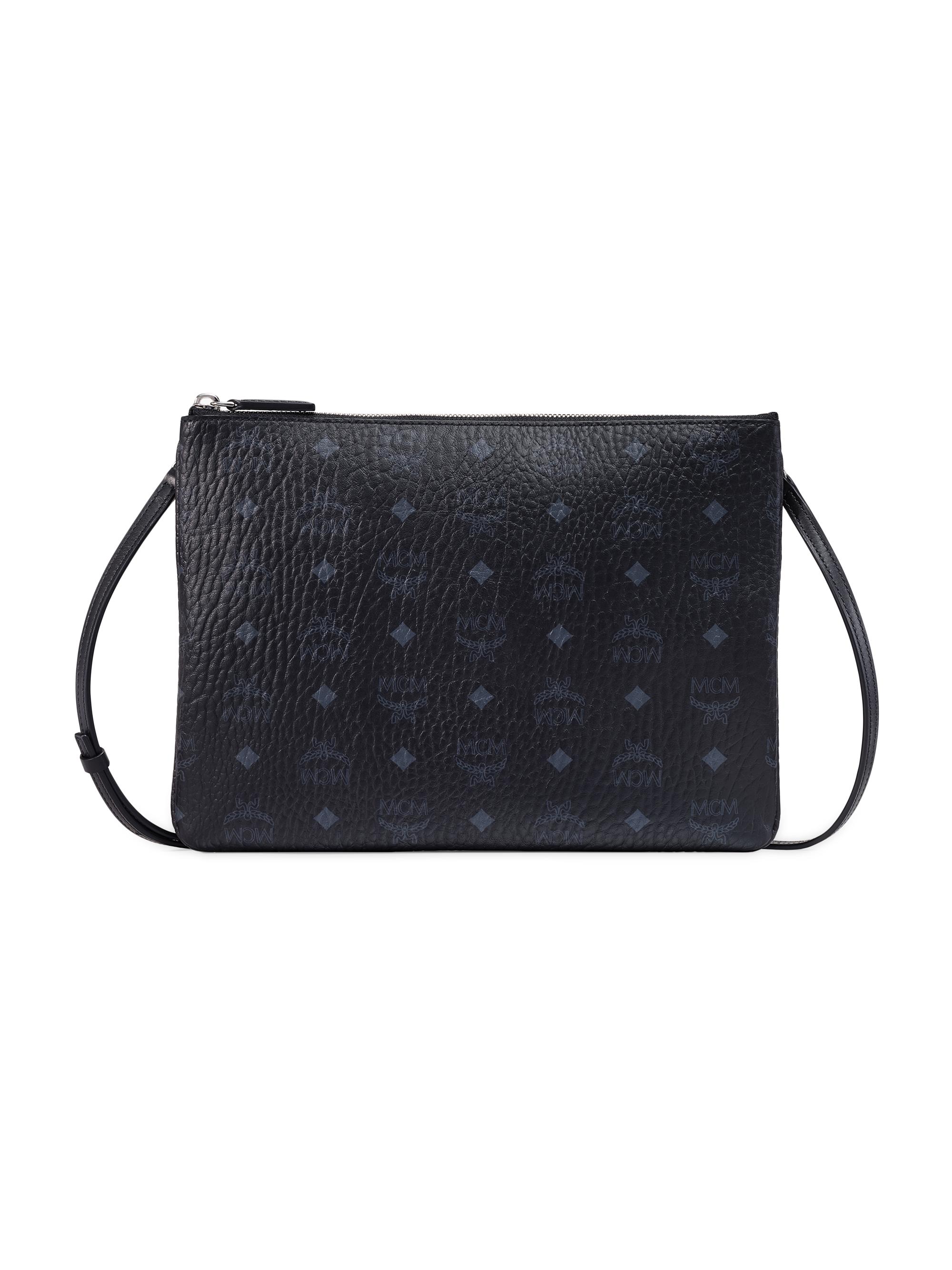 MCM Medium Visetos Original Leather Pouch | Saks Fifth Avenue