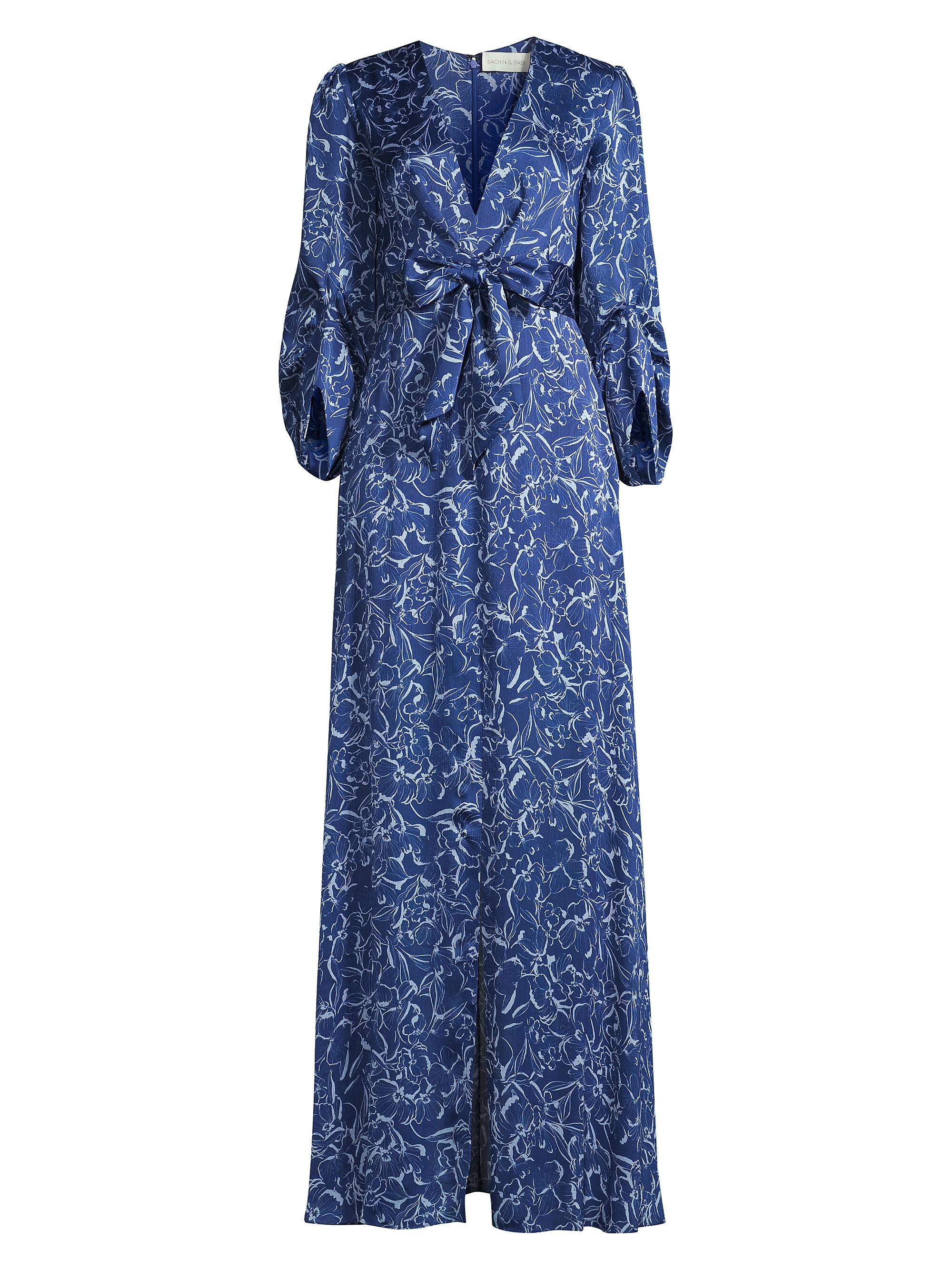 Zimmermann Chintz Cotton Wrap Midi-Dress | Saks Fifth Avenue