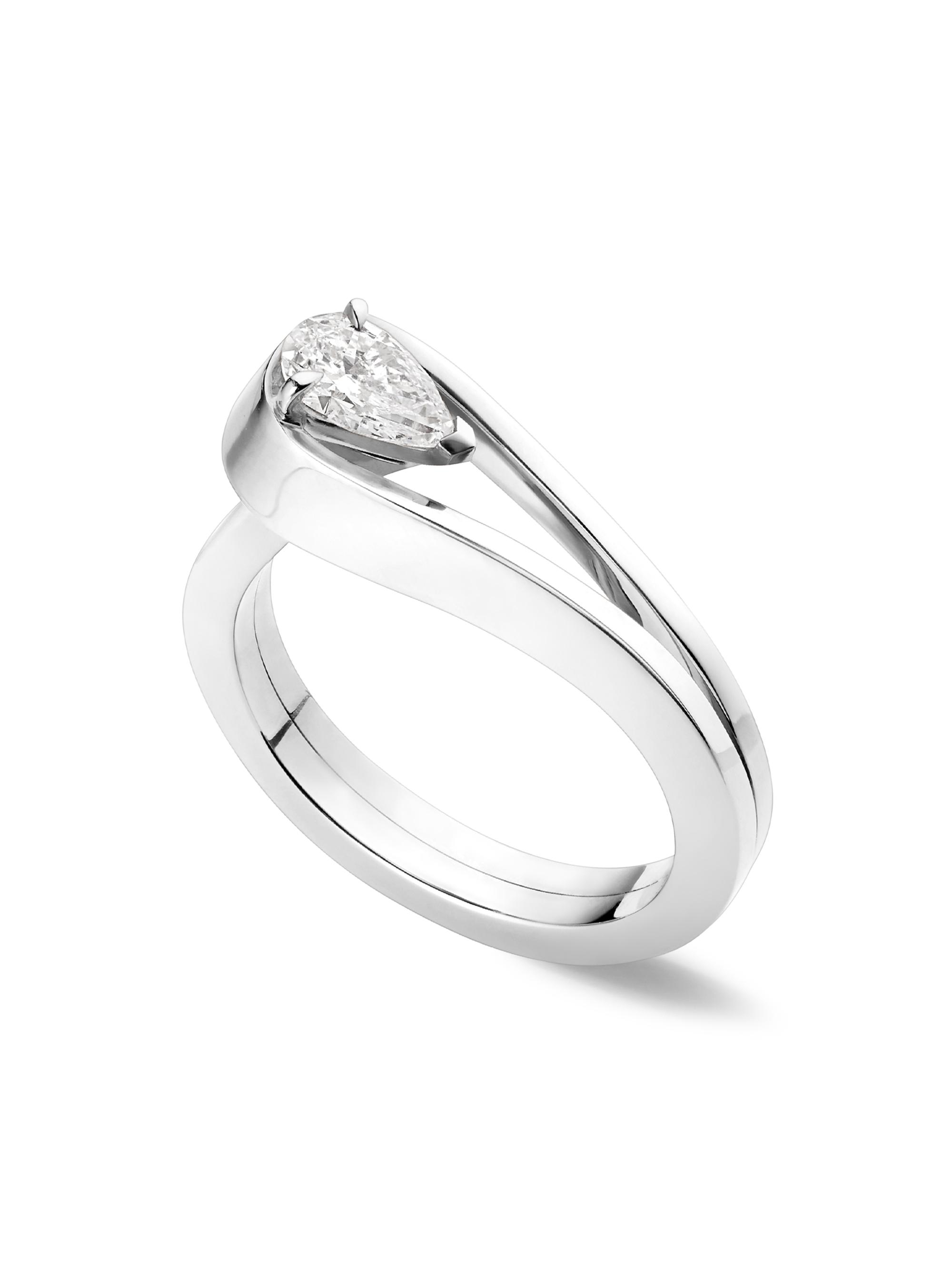 Repossi Women's Serti Inversé 18K White Gold & Diamond Ring