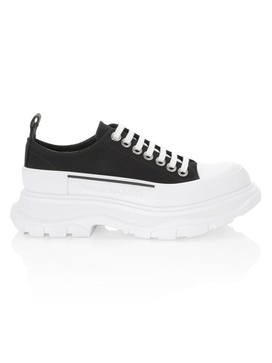 McQueen Women's Tread Slick Lace-Up Sneakers | Saks Fifth Avenue