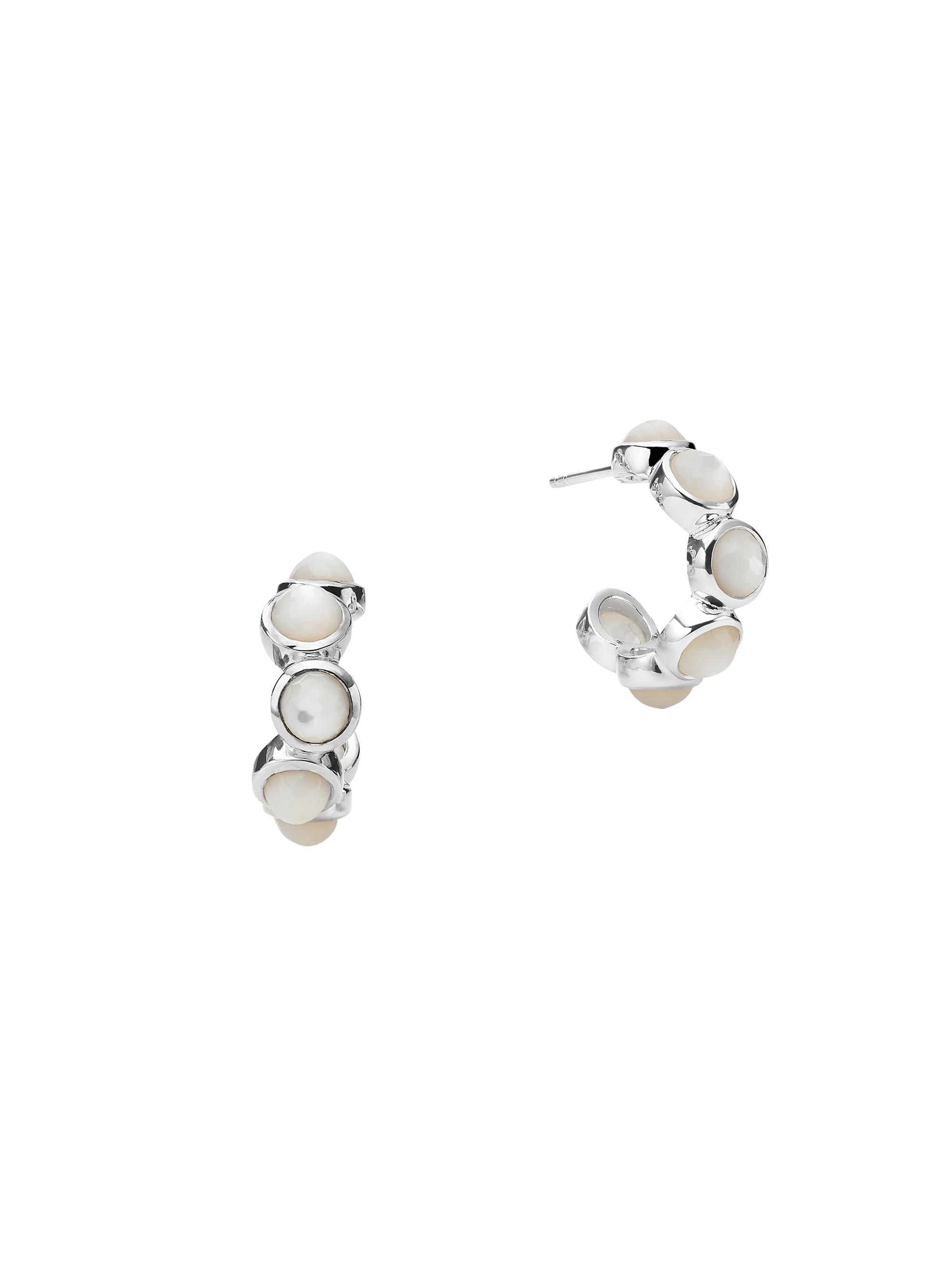 Ippolita Women's Lolli Mother-Of-Pearl Sterling Silver Huggie Hoops - Silver