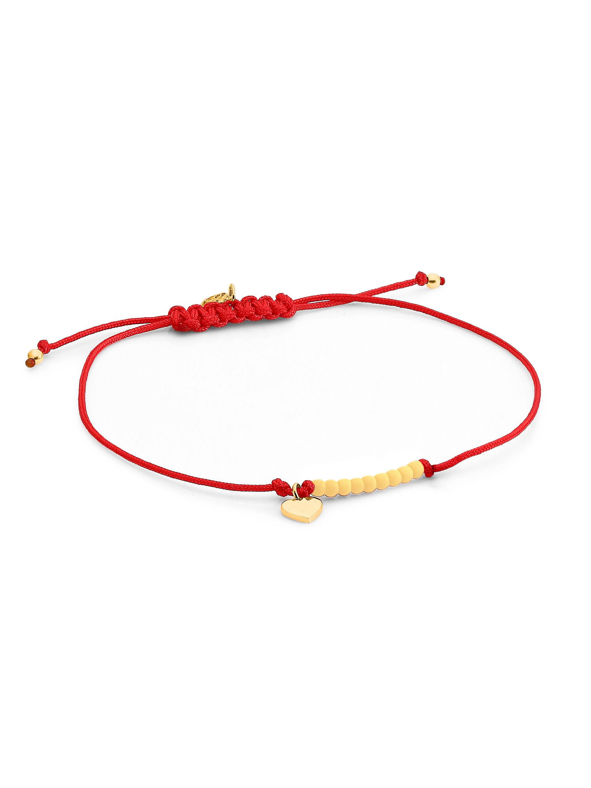 Sydney Evan Women's Syd By  14K Yellow Gold & Fabric Cord Bracelet