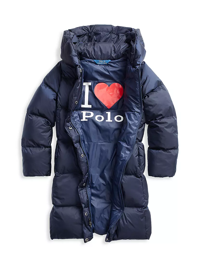Shop Polo Ralph Lauren Little Girl's & Girl's Momentum Down Filled Jacket