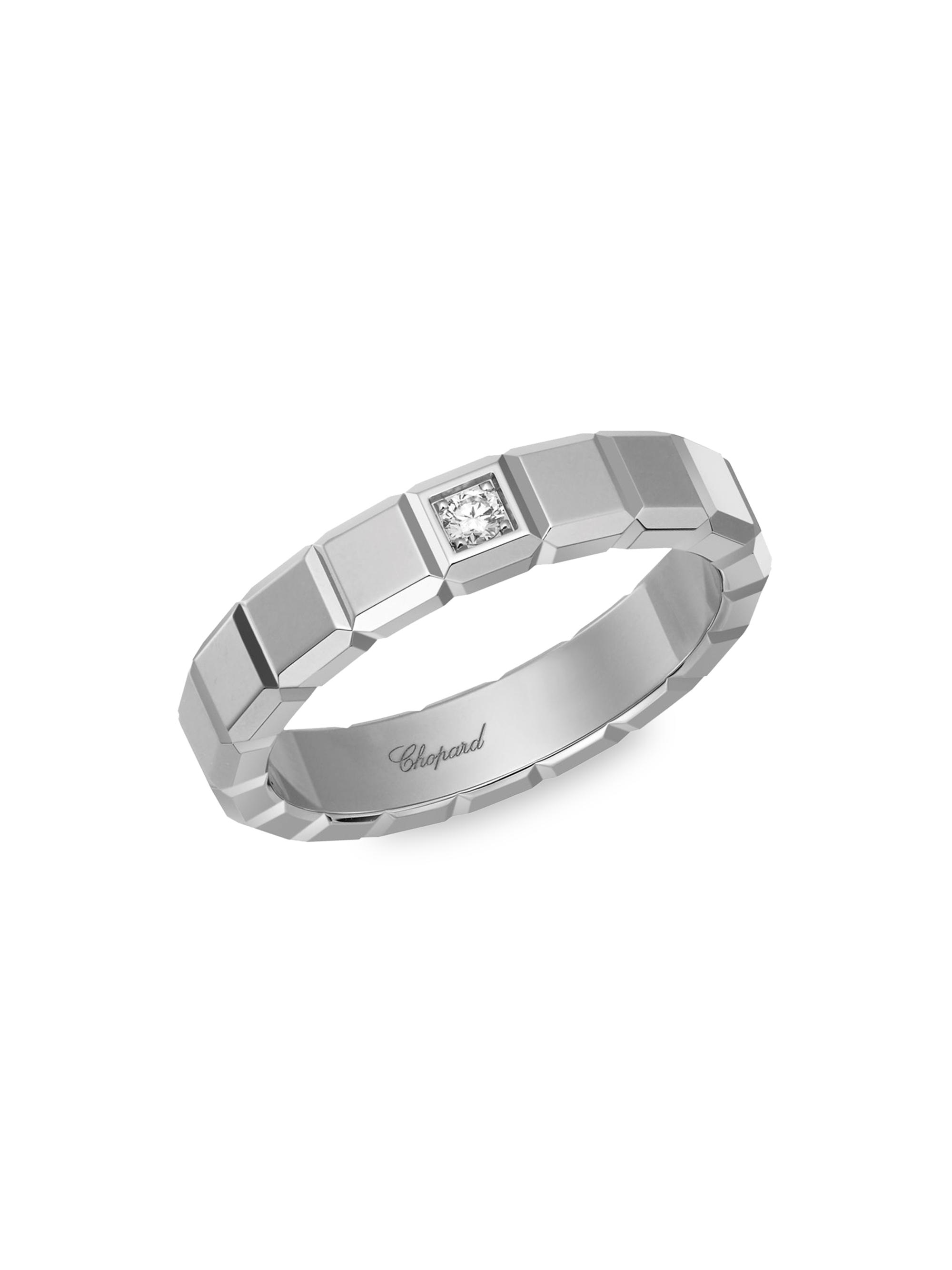 Chopard Women's Ice Cube 18K White Gold & Diamond Ring - White Gold