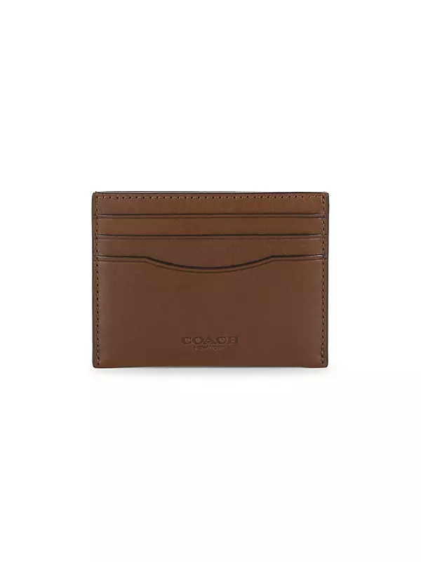 Shop COACH Slim Leather Card Case