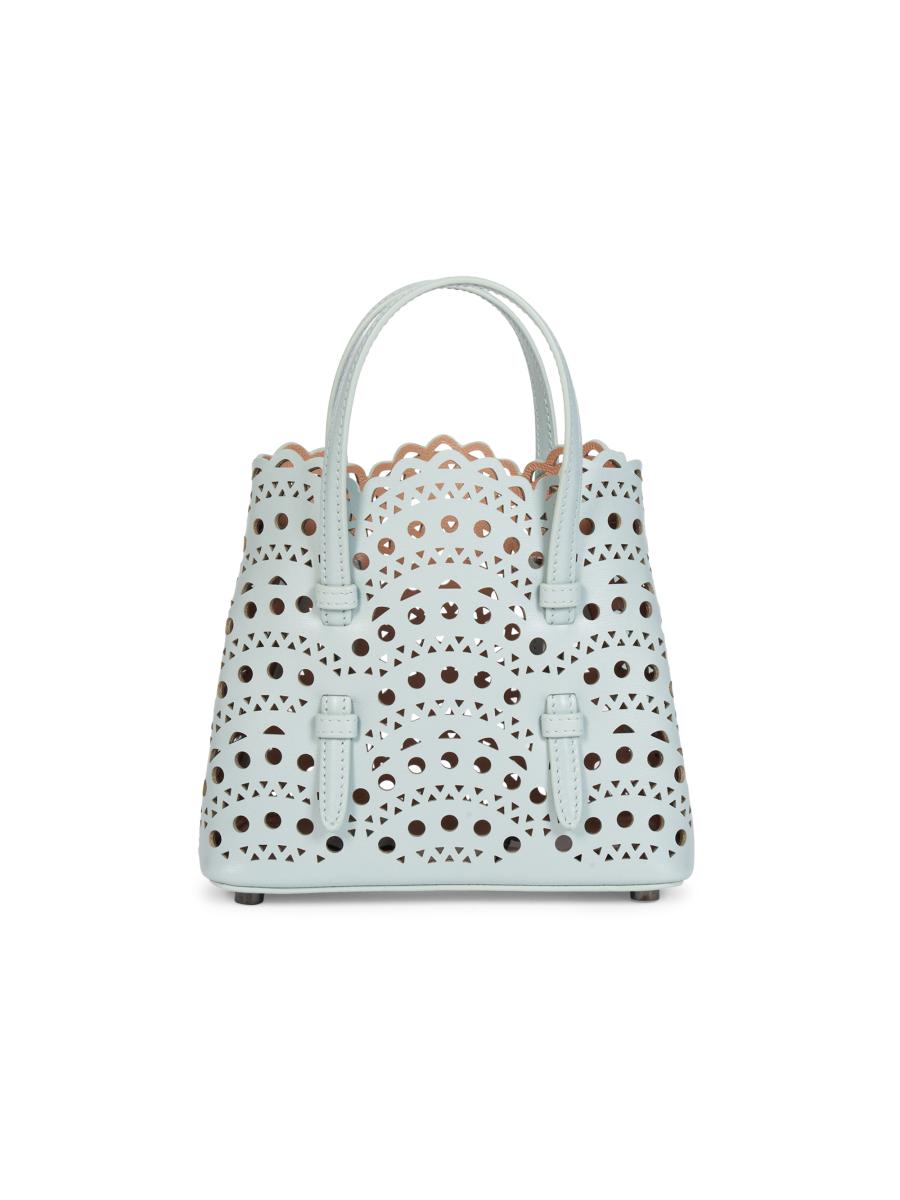 Alaïa Mina 16 Perforated Leather Top Handle Bag | Saks Fifth Avenue