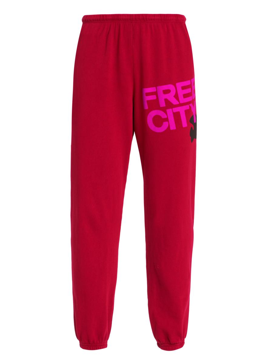Freecity Logo Cotton Sweatpants | Saks Fifth Avenue