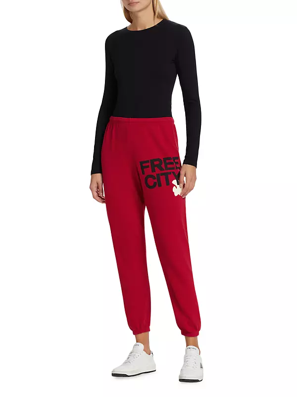 Shop Freecity Logo Cotton Sweatpants