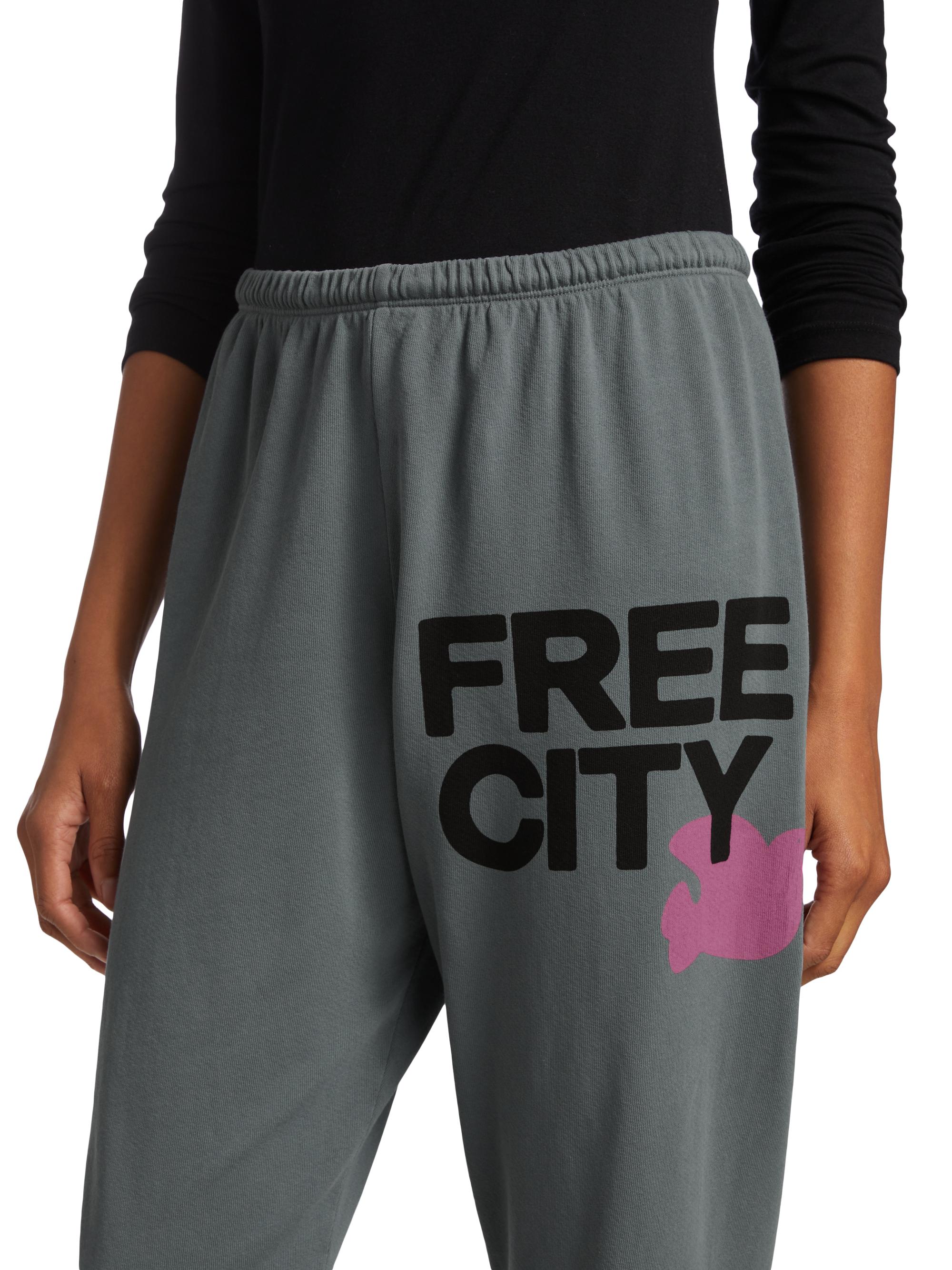 Freecity Logo Cotton Sweatpants | Saks Fifth Avenue