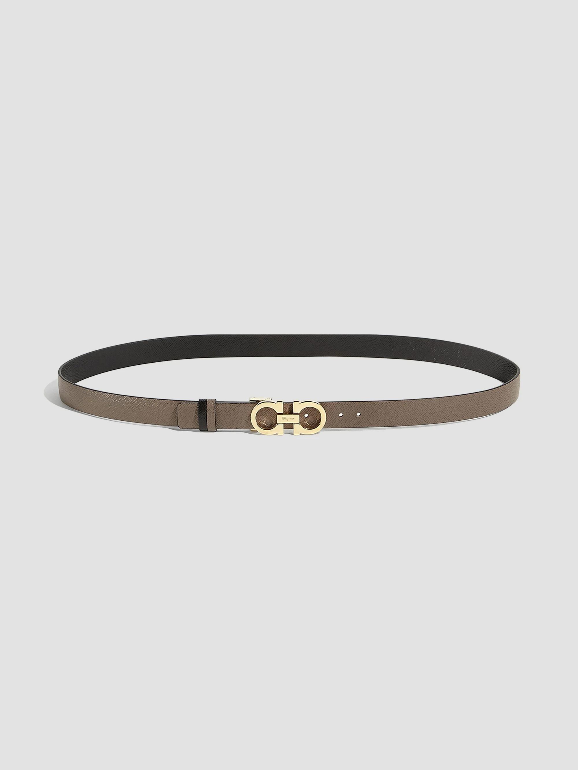 FERRAGAMO Gancini Adjustable Cut-to-Size Reversible Hammered  display picture 1