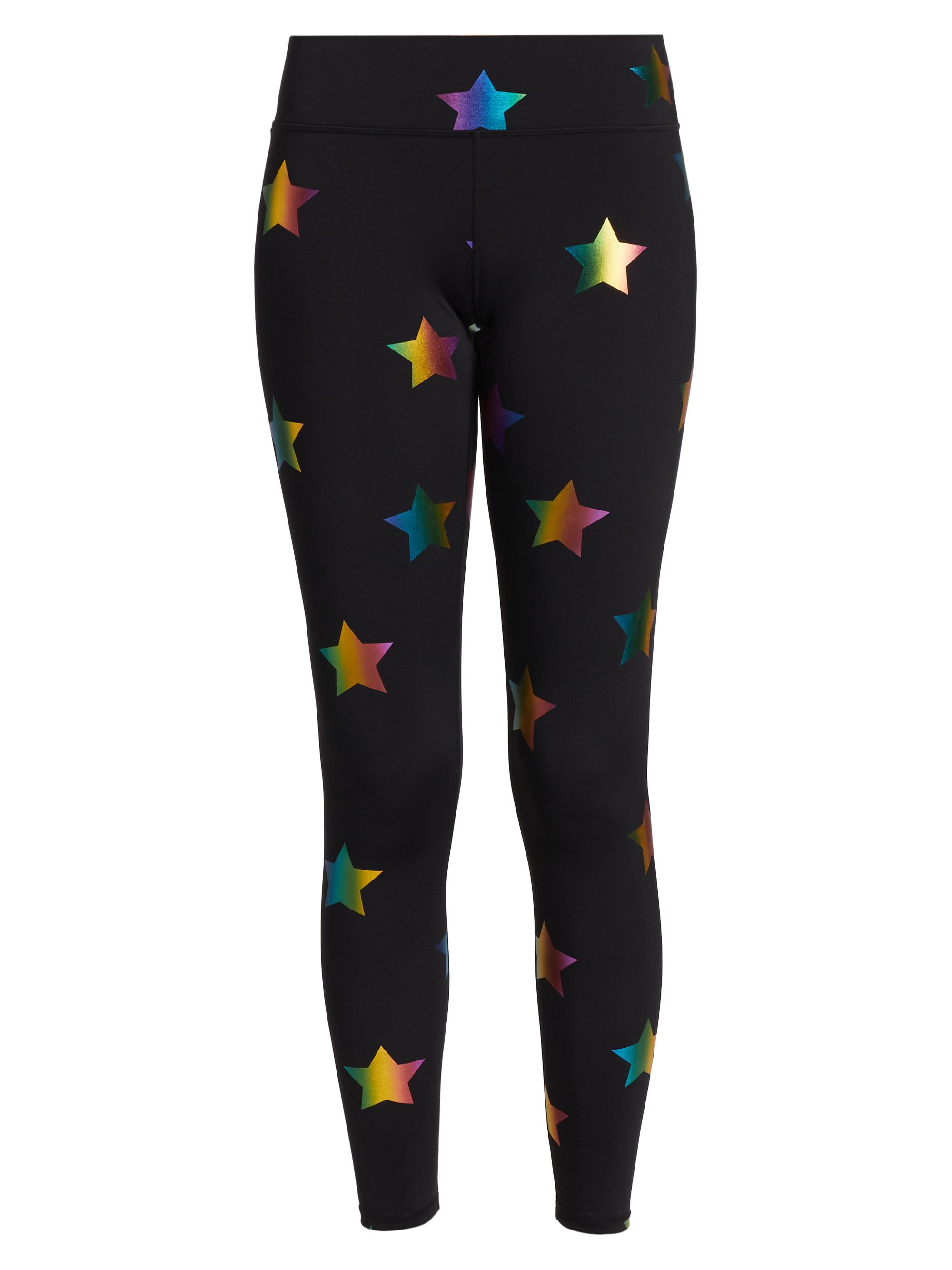 Terez Star-Print Tall Band Foil Leggings Saks Fifth Avenue
