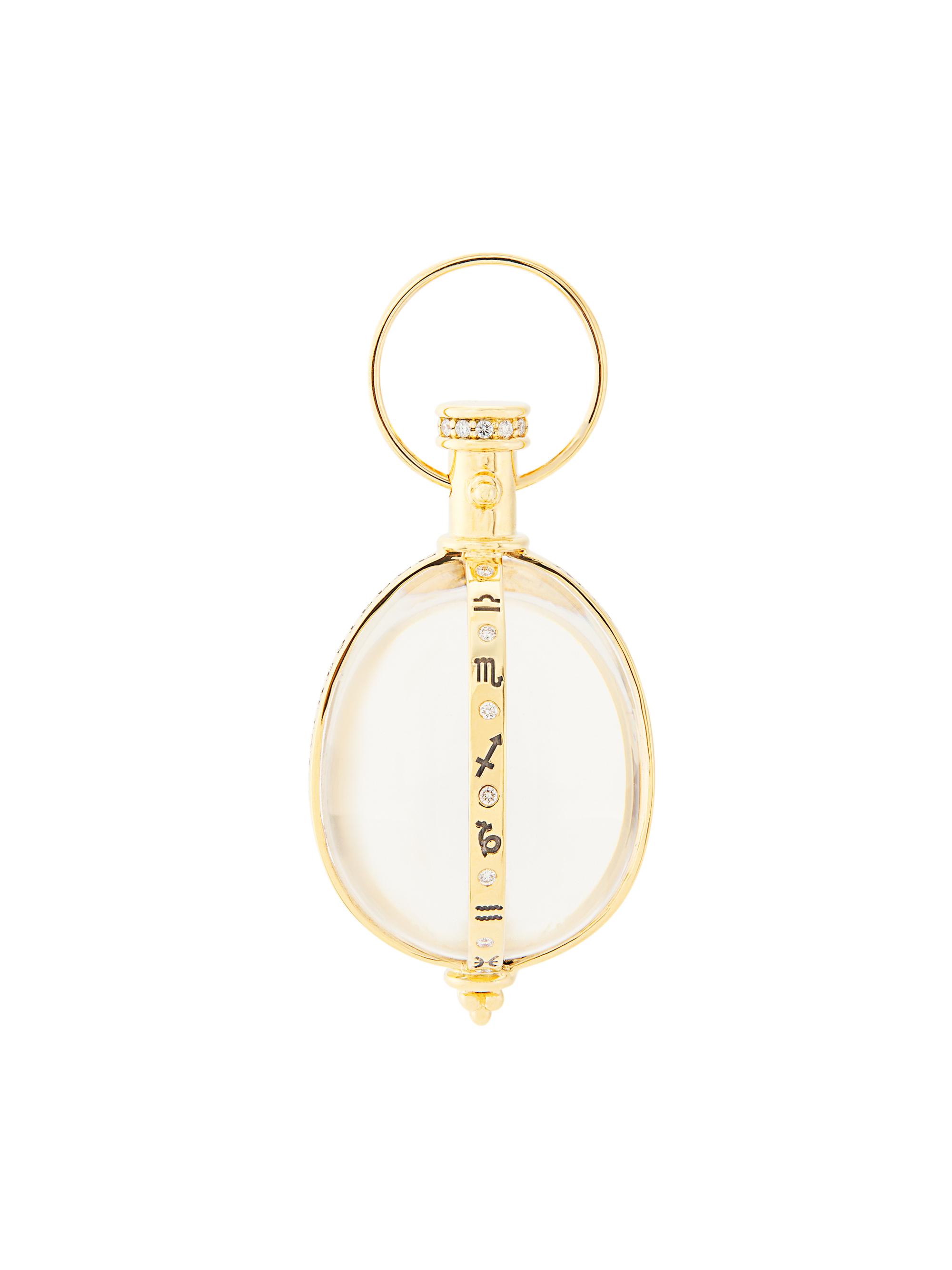 Temple St. Clair Women's Celestial 18K Yellow Gold, Diamond & Crystal Astrid Amulet - Yellow Gold