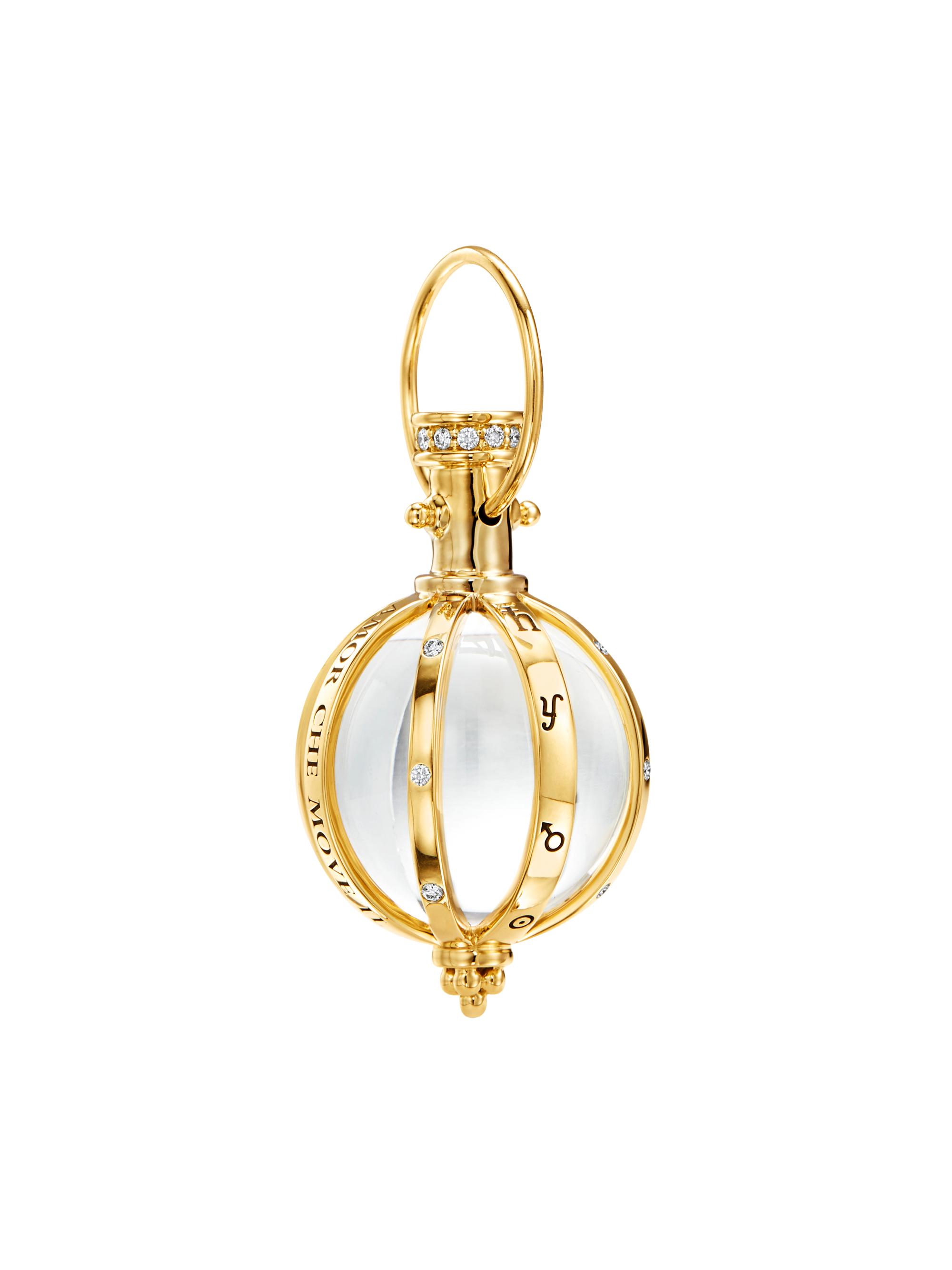 Temple St. Clair Women's Celestial 18K Yellow Gold, Diamond & Crystal Astrid Crystal Amulet - Yellow Gold