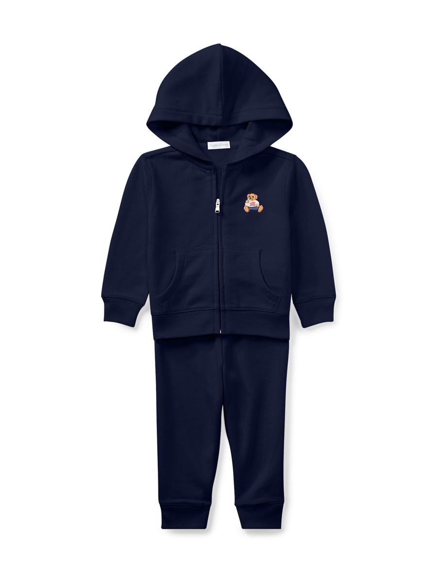 Polo Ralph Lauren Baby Boy's 2-Piece Atlantic Terry Zip-Up Hooded