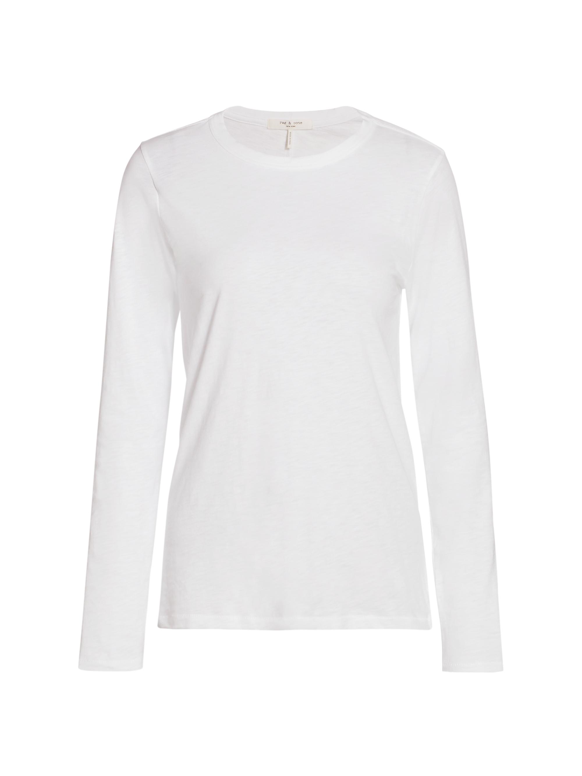 rag & bone Women's Long-Sleeve Top - Bright White