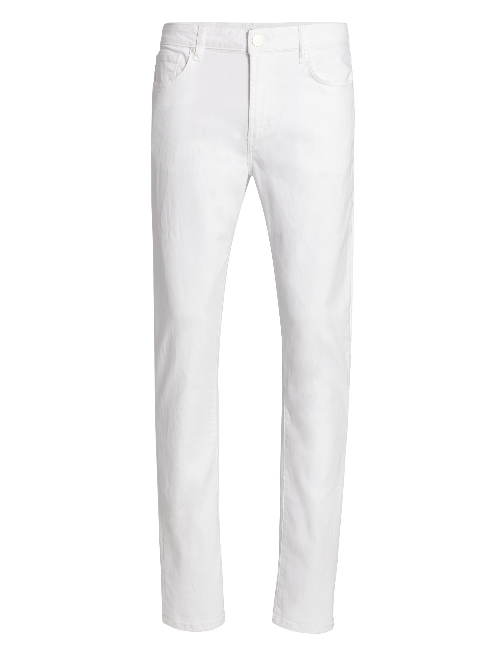Monfrère Men's Brando Stretch Japanese Slim-Fit Jeans - White
