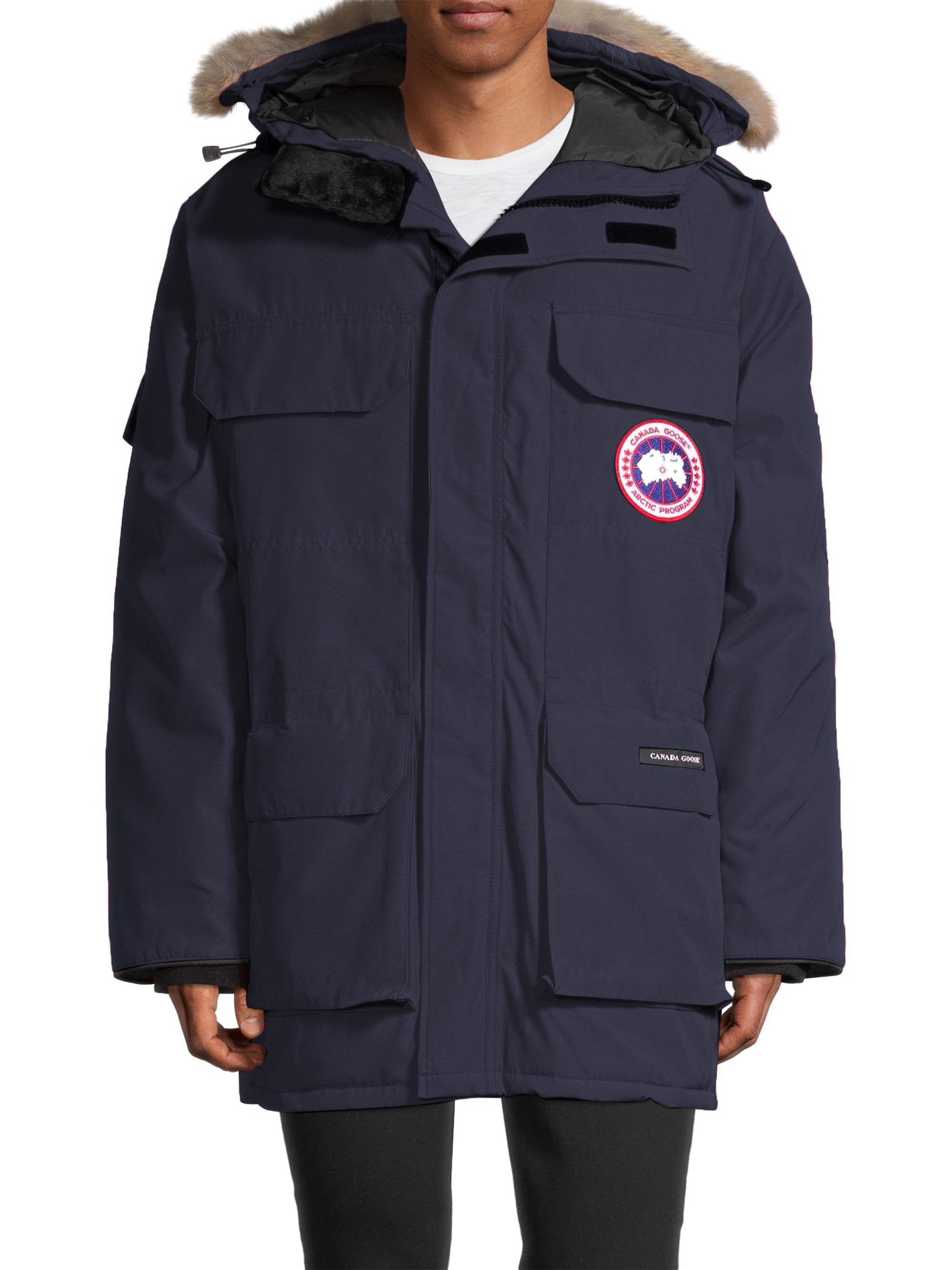 Canada Goose Expedition Coyote Fur-Trim Down Parka | Saks Fifth Avenue