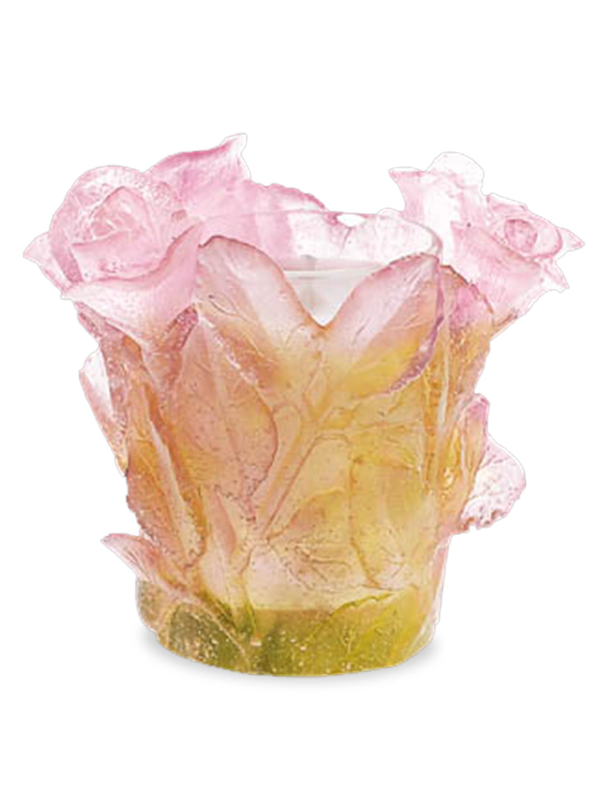 Daum Roses Candleholder